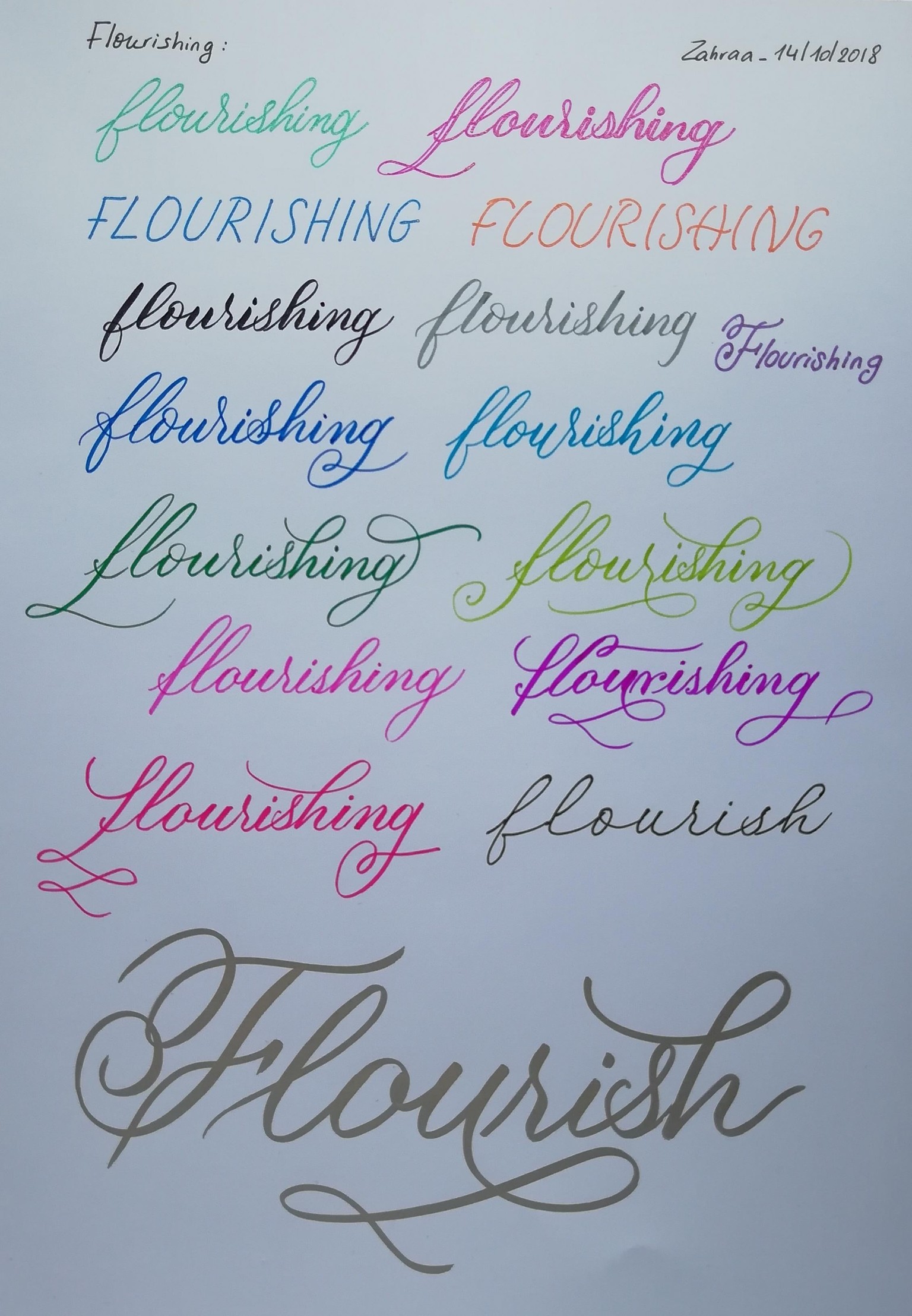 Variations and flourishing - image 1 - student project