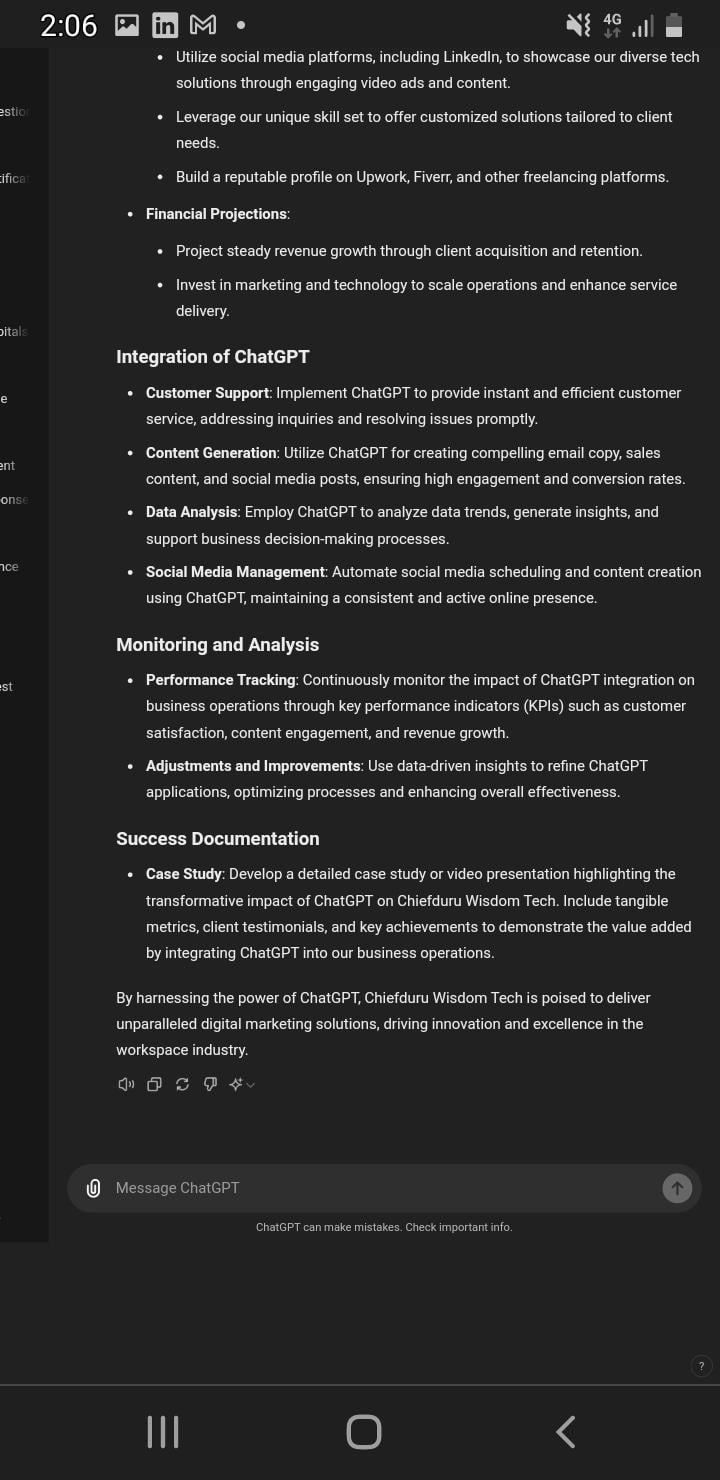 My business niche created by Chatgbt powered AI tools - image 2 - student project