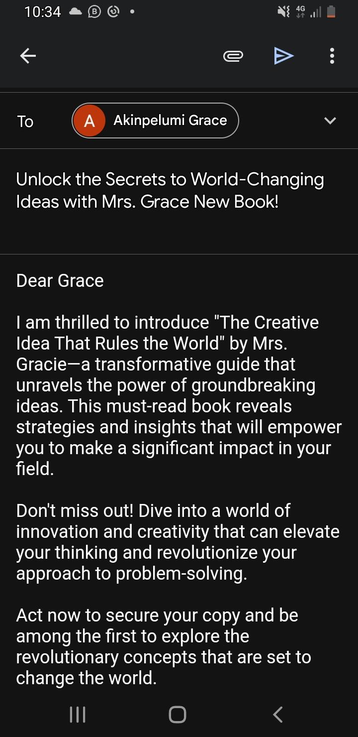Unlock the Secrets to World-Changing Ideas with Mrs. Grace New Book! - image 1 - student project