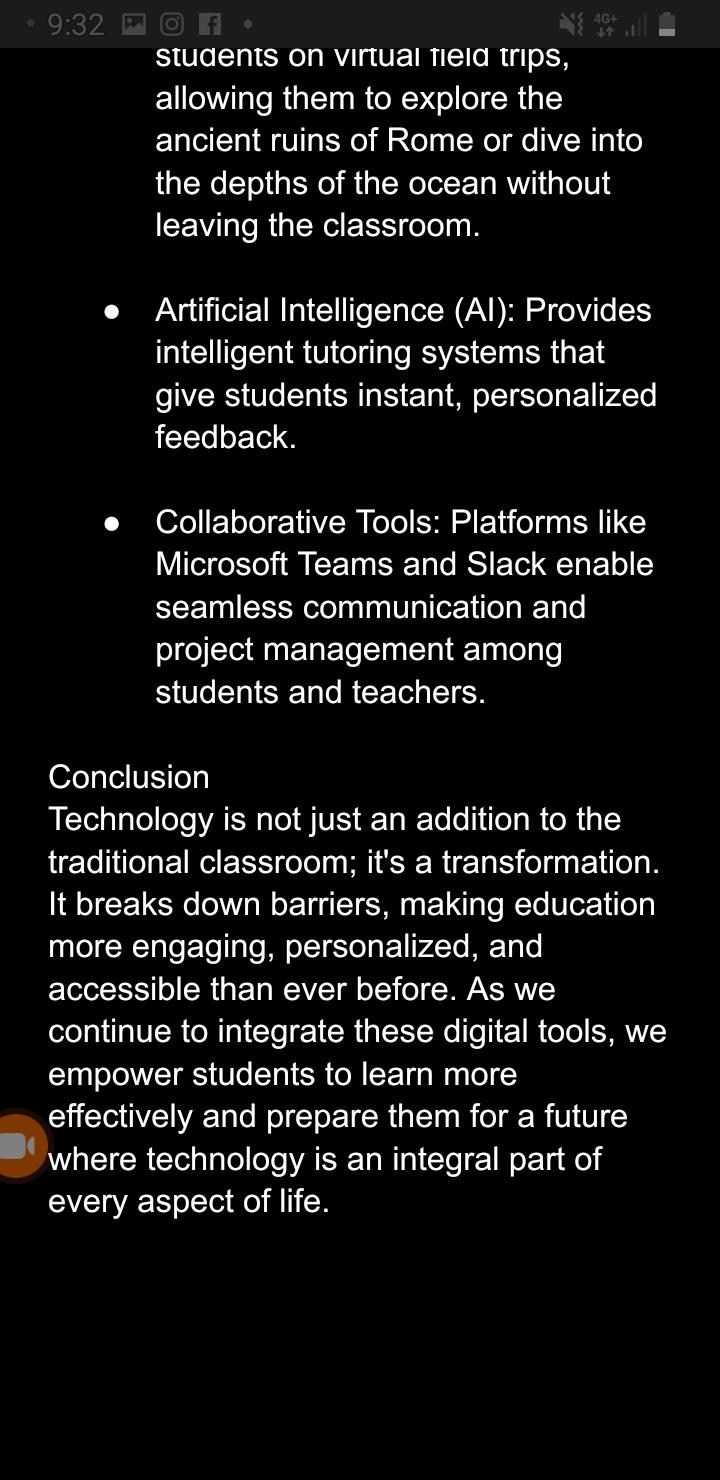 The impact of technology on Morden education - image 3 - student project