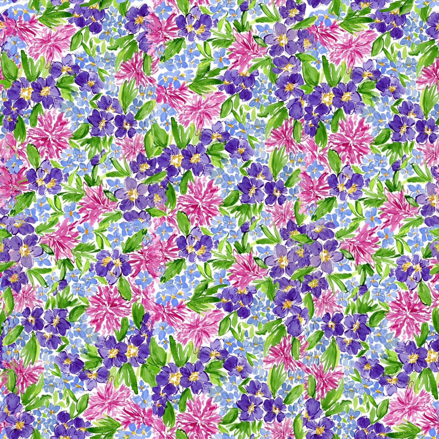Floral pattern - image 1 - student project