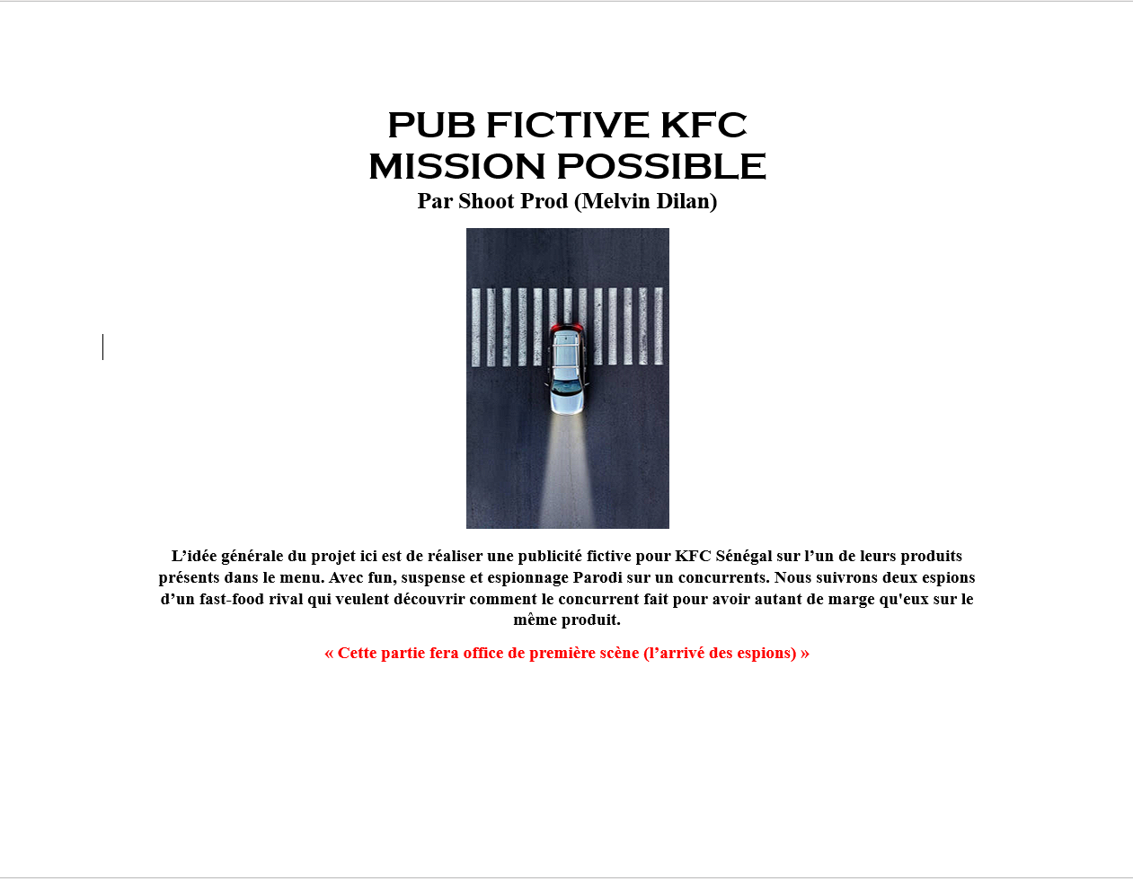 PUB FICTIVE KFC - MISSION POSSIBLE - image 1 - student project