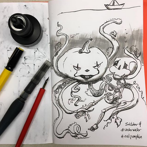 Completely Forgot to Order for Inktober - image 3 - student project