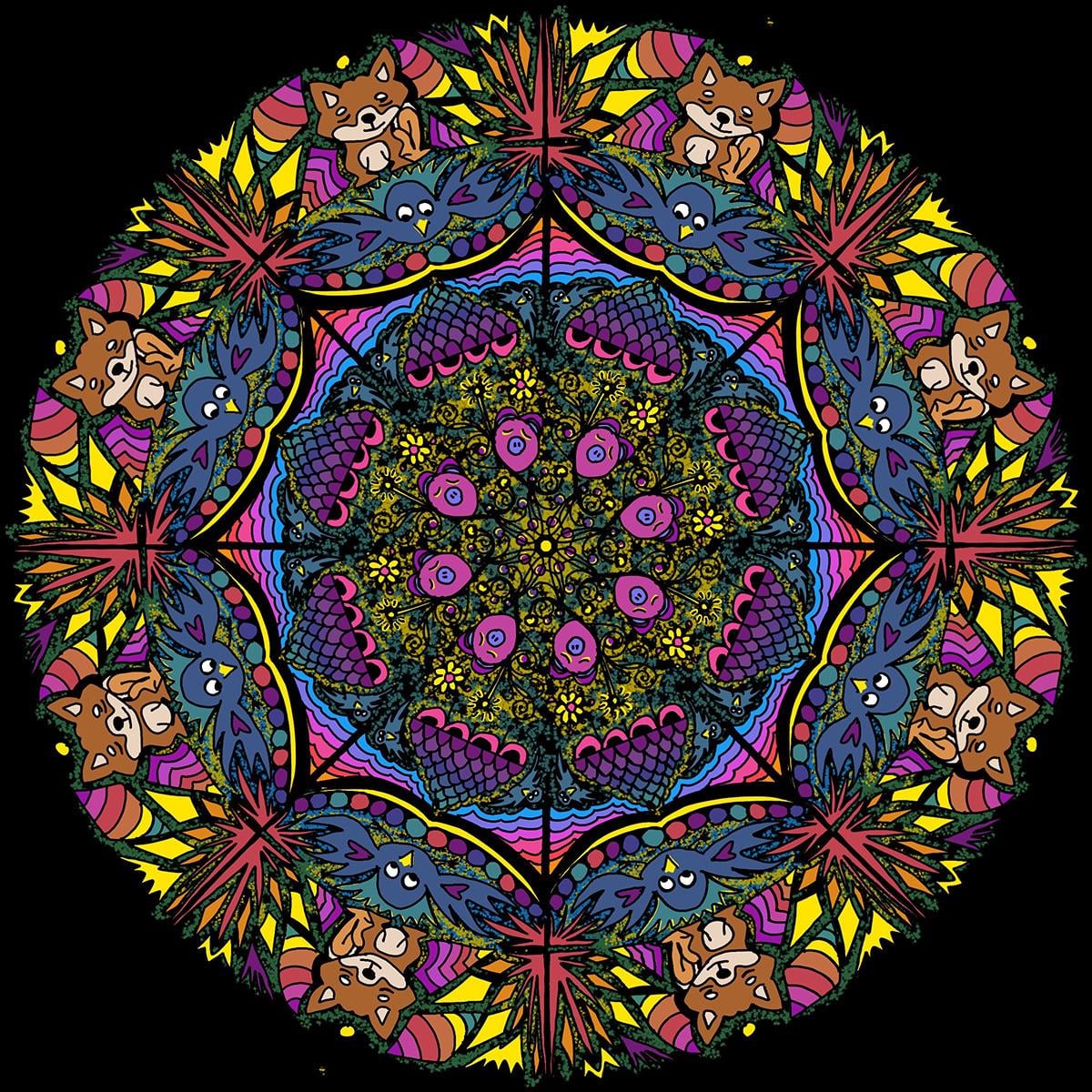 Dog Mandala - image 1 - student project