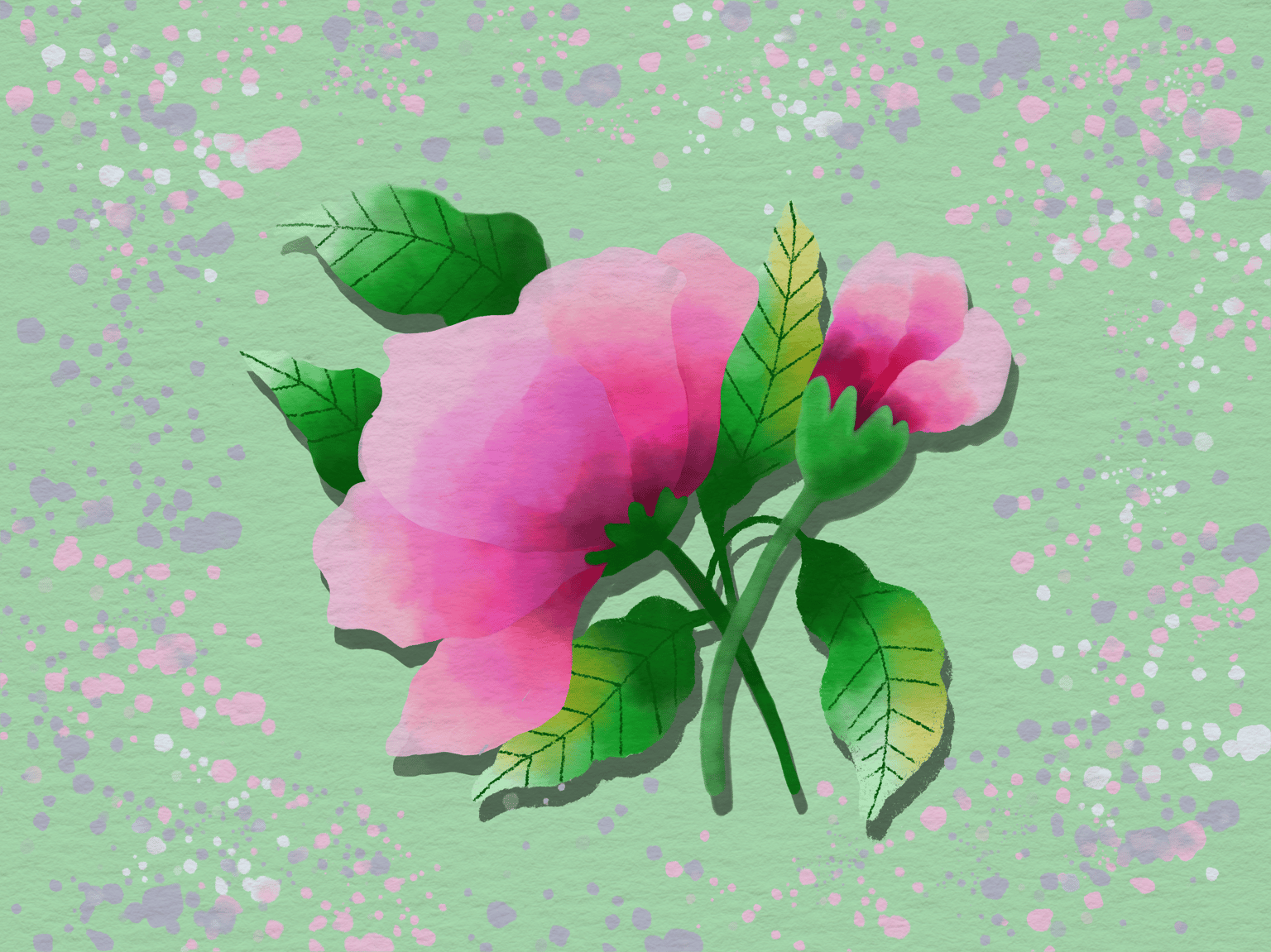 Watercolor in Adobe Fresco - image 1 - student project