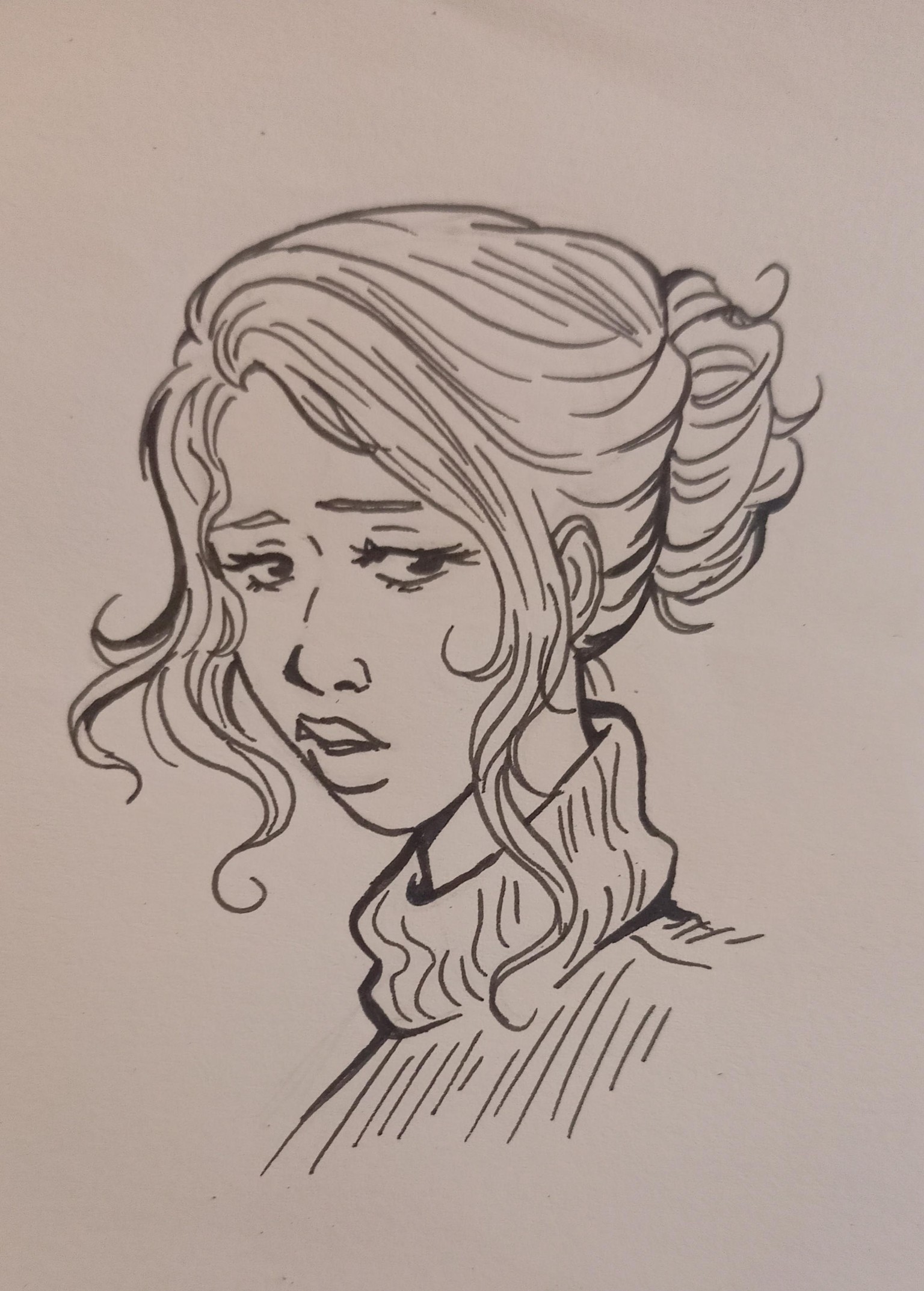 Face drawing - image 3 - student project