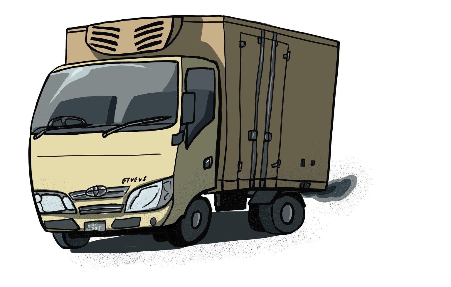 Truck Illustration - image 1 - student project