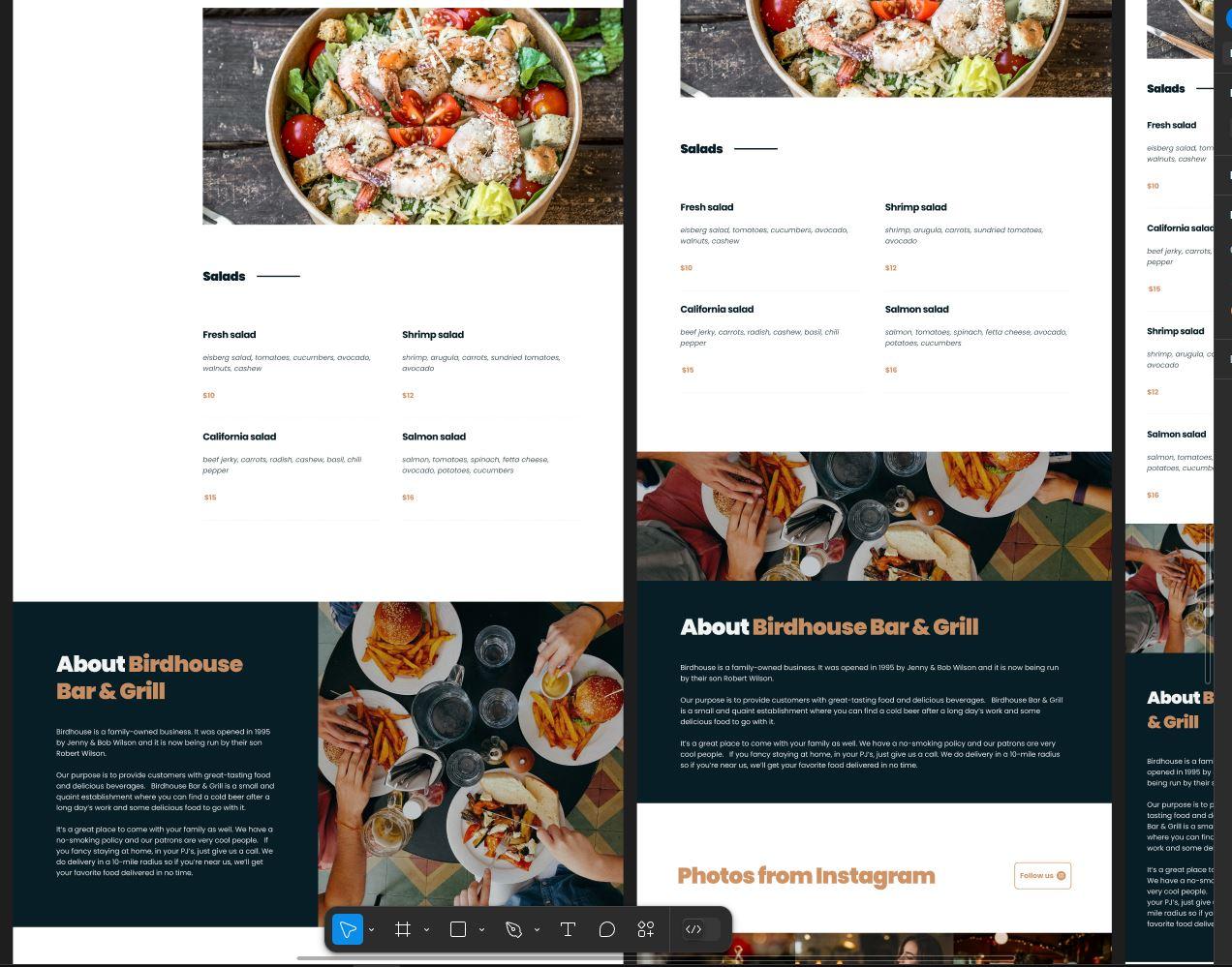 Birdhouse website - image 3 - student project
