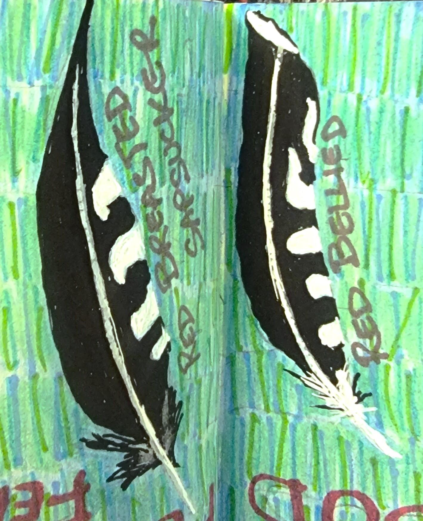Flowers Feathers Shells Bird - image 12 - student project