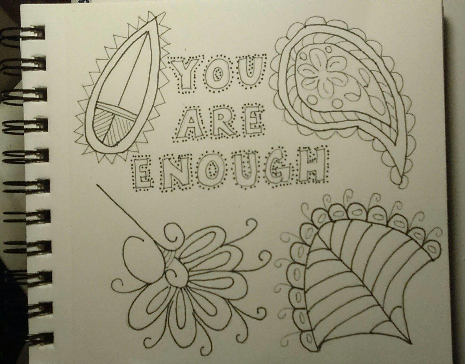 Block Lettering with Stippling on Edges - image 2 - student project
