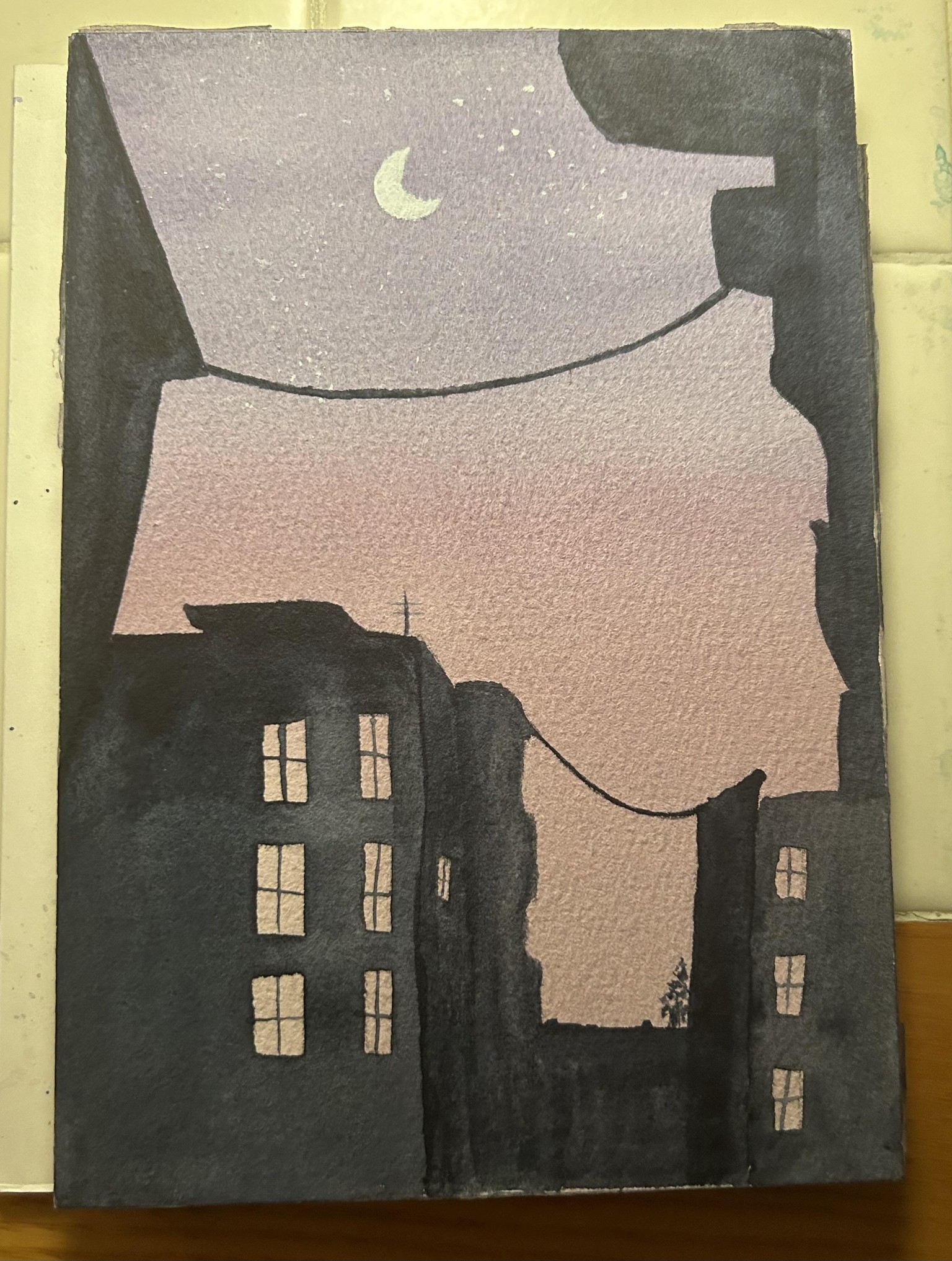 Night Sky City - image 1 - student project