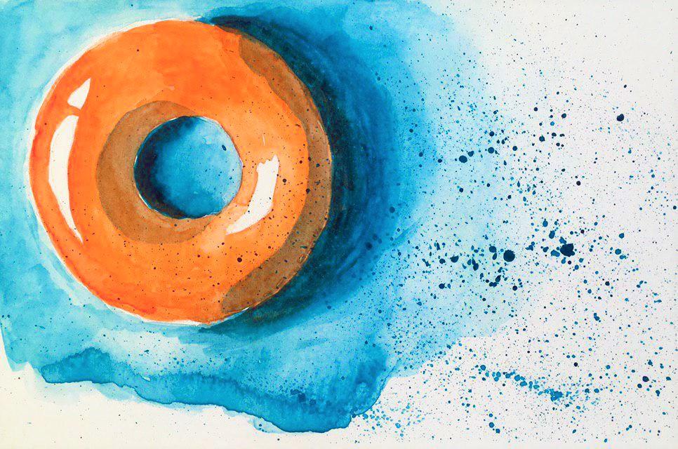 Orange & turquoise - image 1 - student project