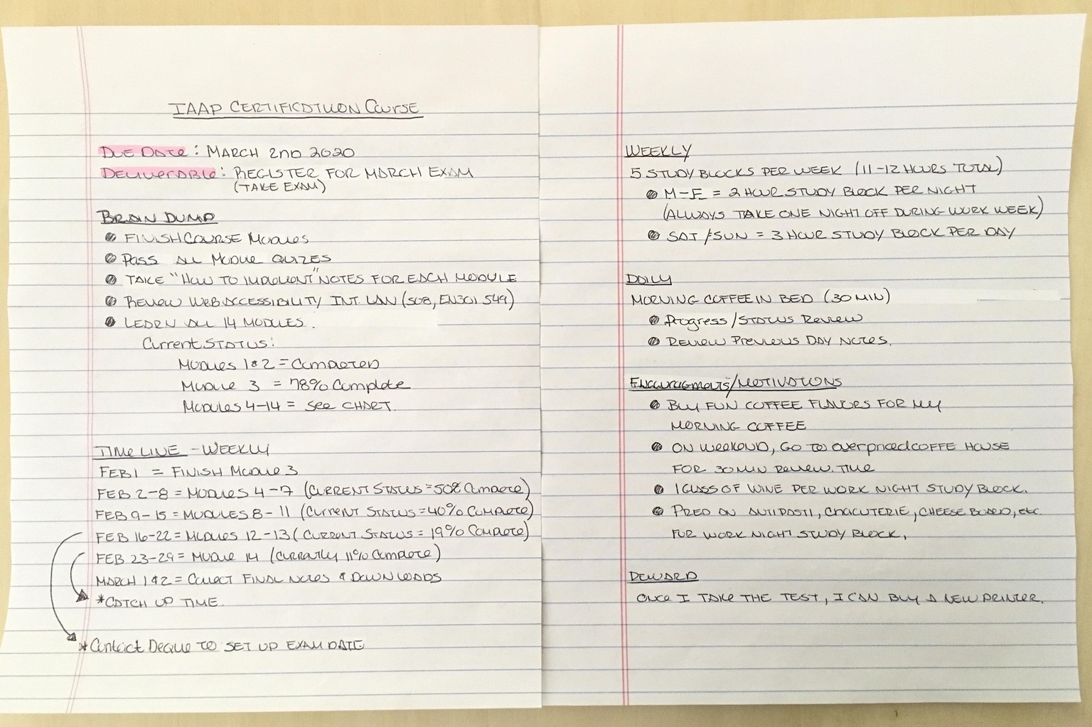 IAAP Certification Exam - image 8 - student project