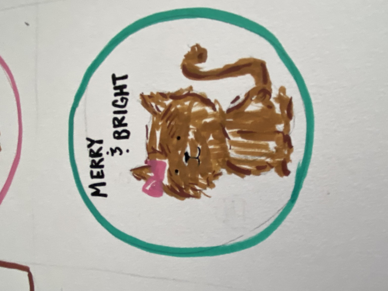 Christmas cards with art markers - image 1 - student project