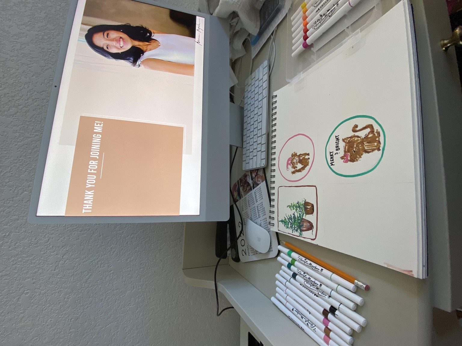 Christmas cards with art markers - image 2 - student project