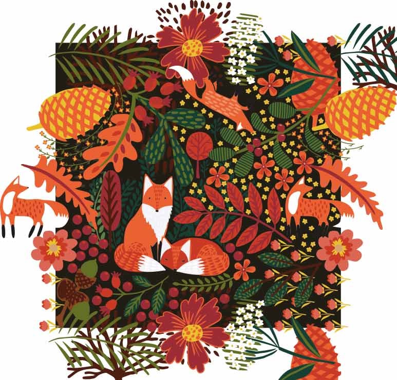 Forest Friends - Repeat Pattern - image 2 - student project