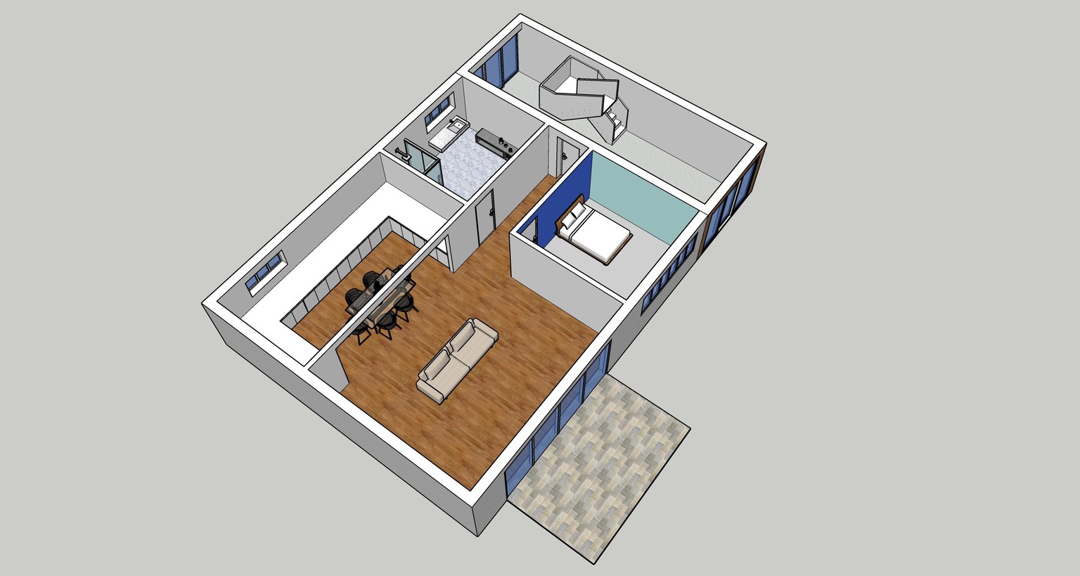Simple apartment - image 1 - student project