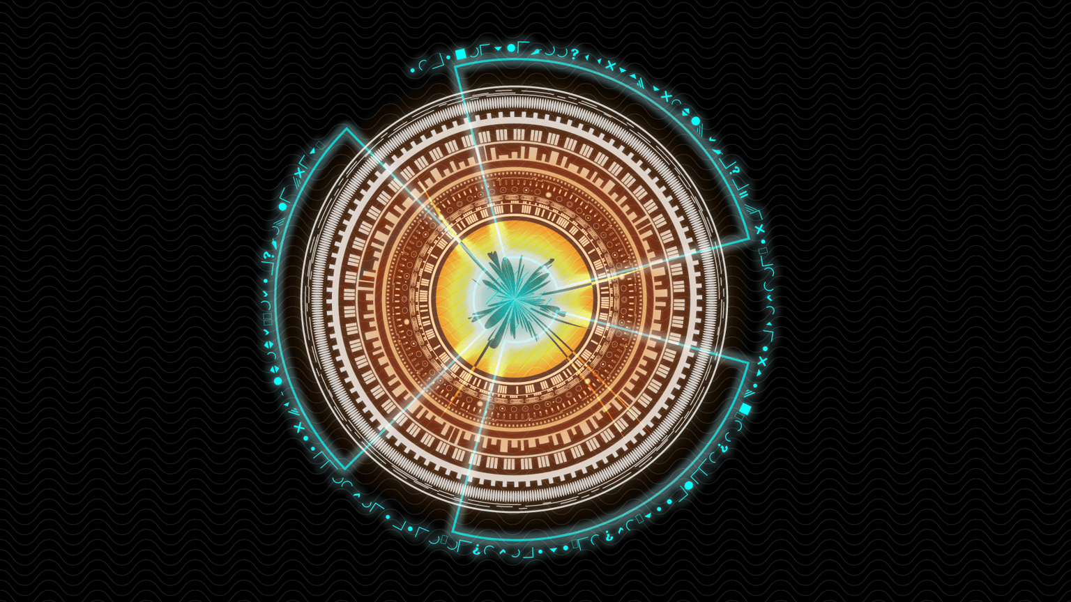 Orange HUD Burst - image 1 - student project
