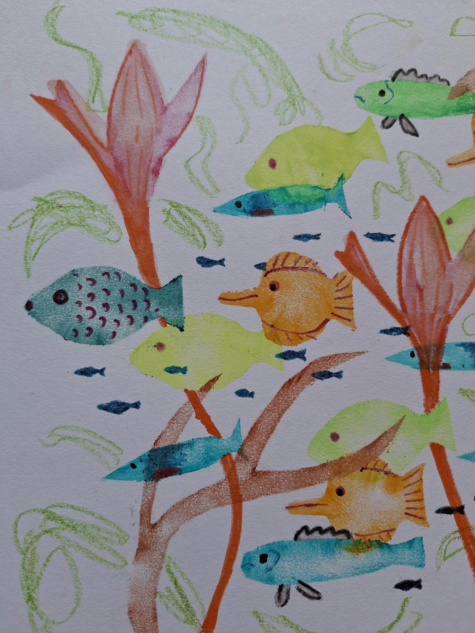 Experiments with oil pastels - image 6 - student project