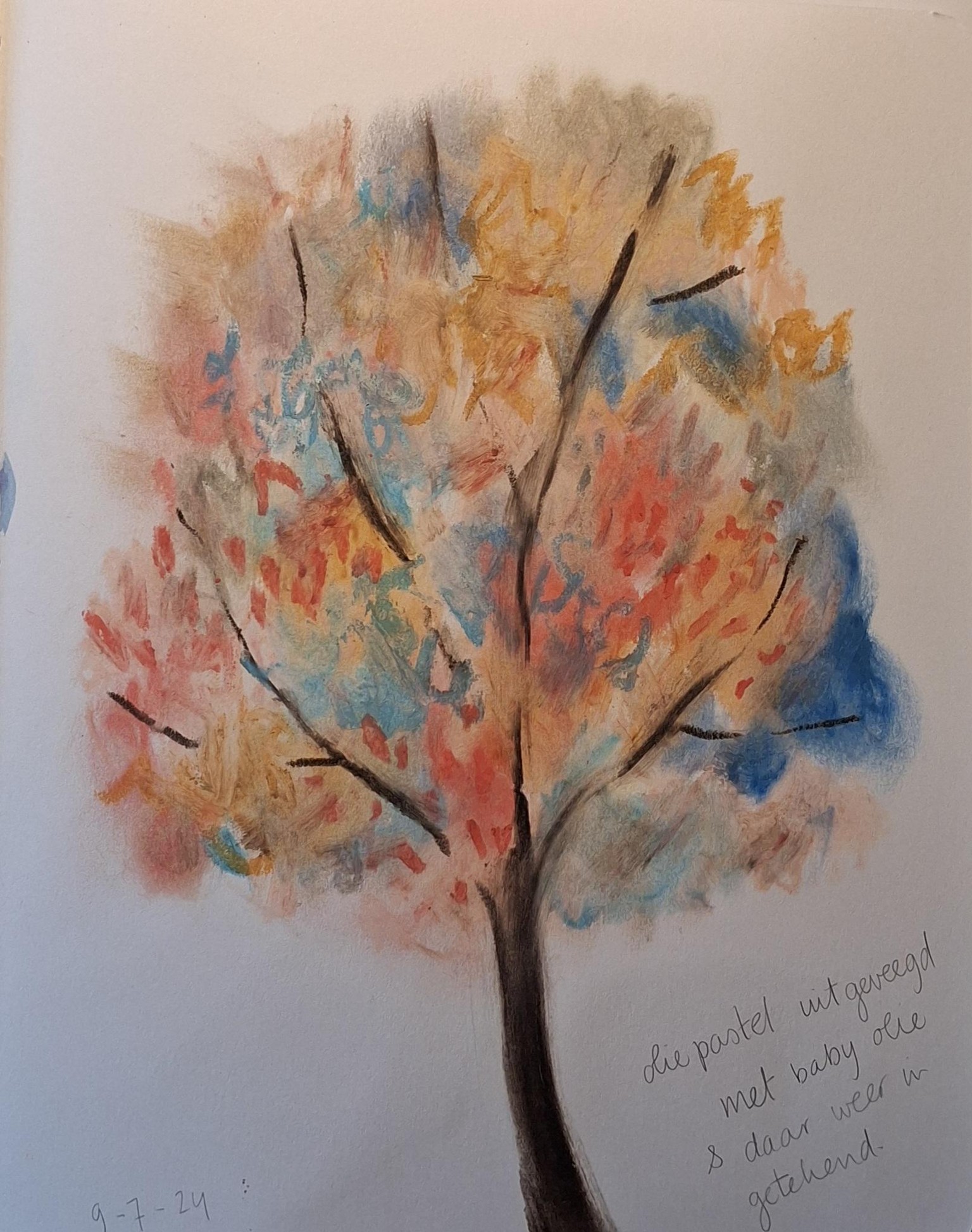Experiments with oil pastels - image 4 - student project