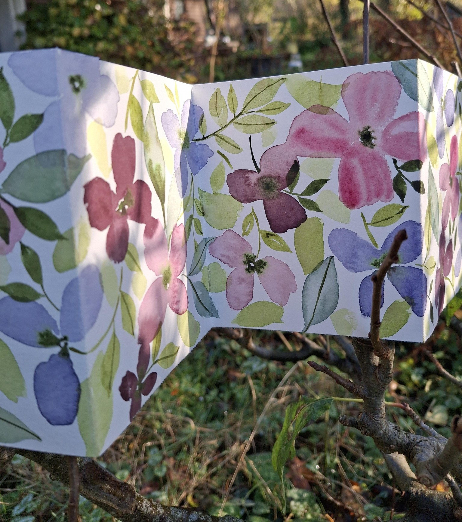 Concertina booklet - image 2 - student project