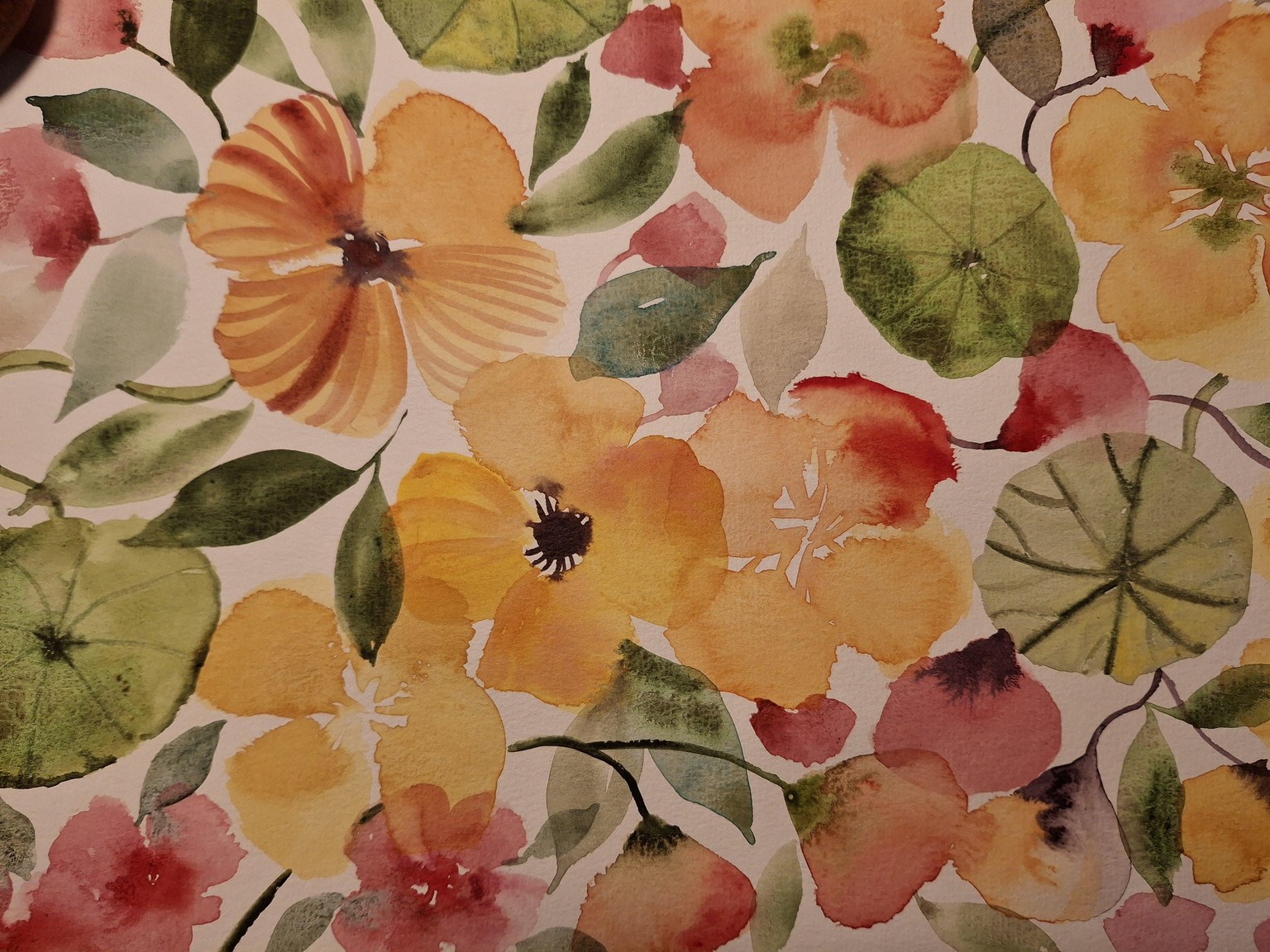 Bright flowers and bold brushstrokes - image 1 - student project