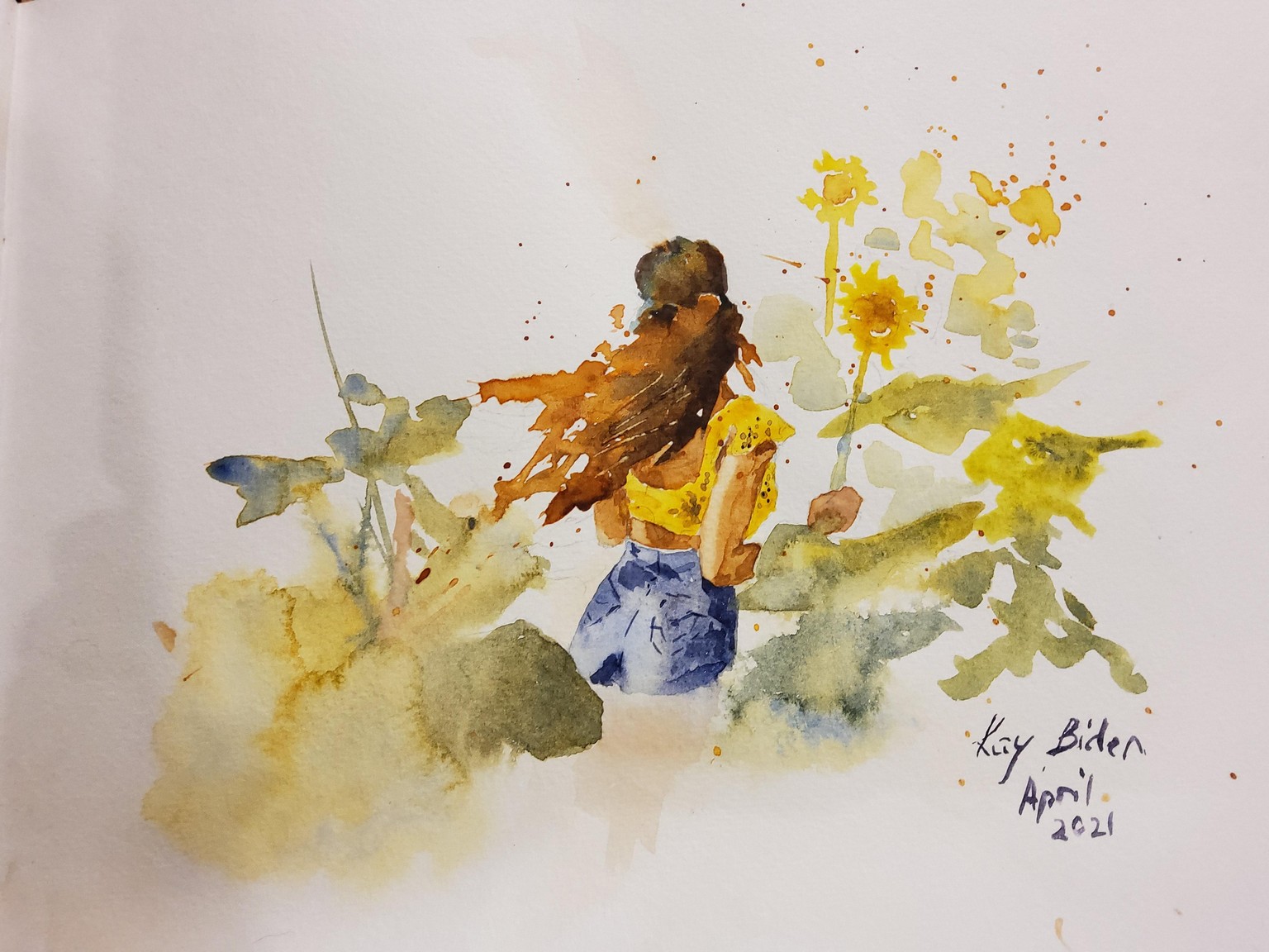Kay Human Figures in Watercolour - image 2 - student project