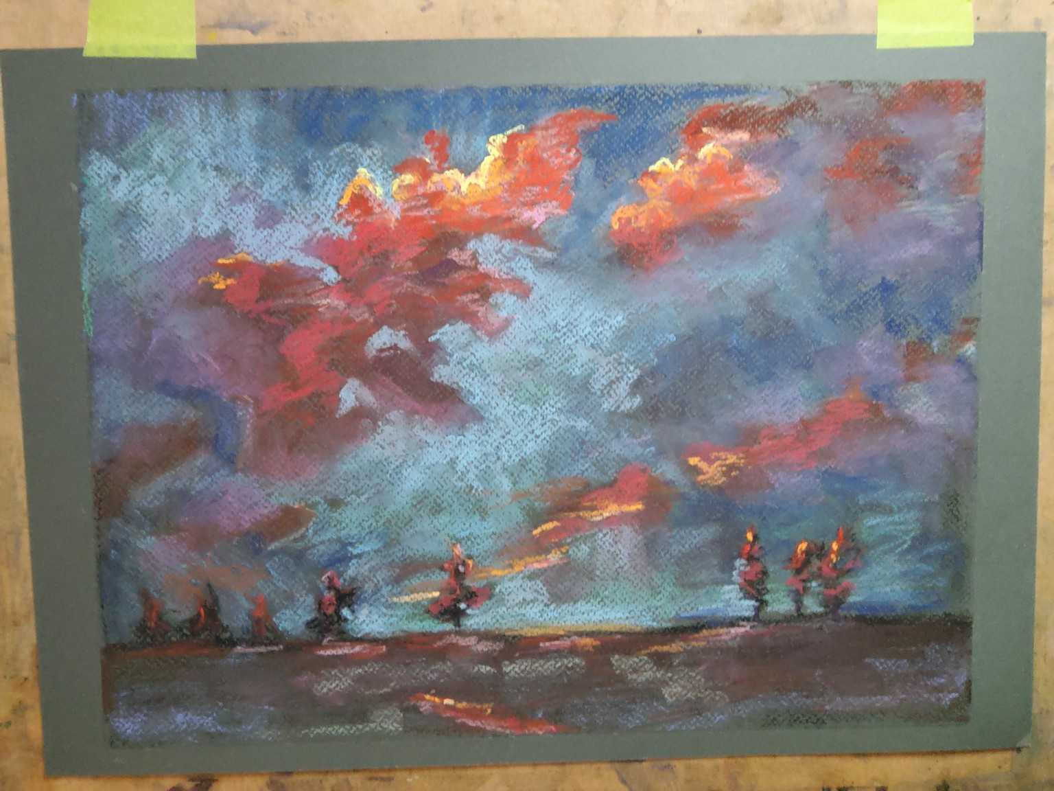Catch last days of the Sun - Pastel - image 1 - student project