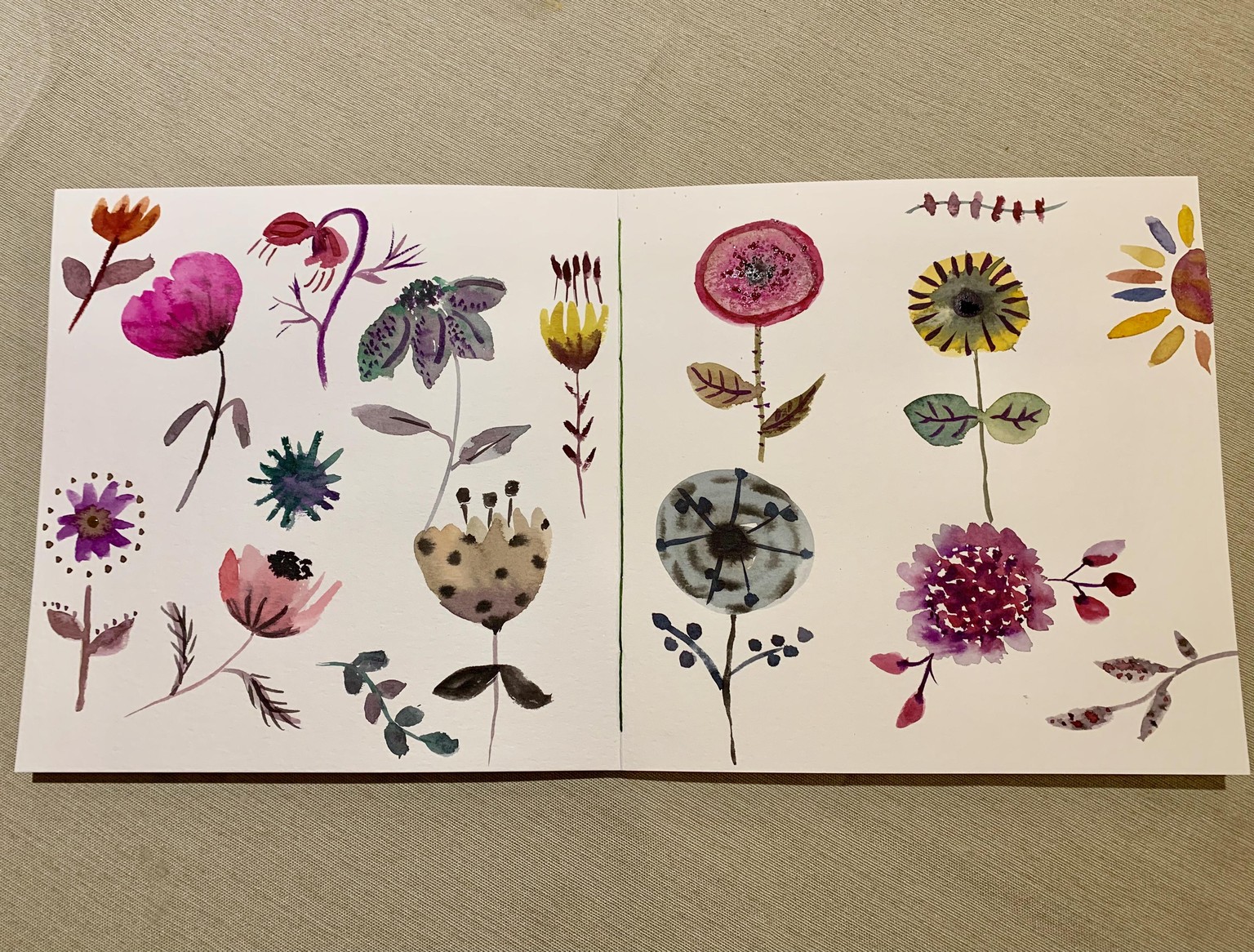 Modern Florals Class - image 1 - student project