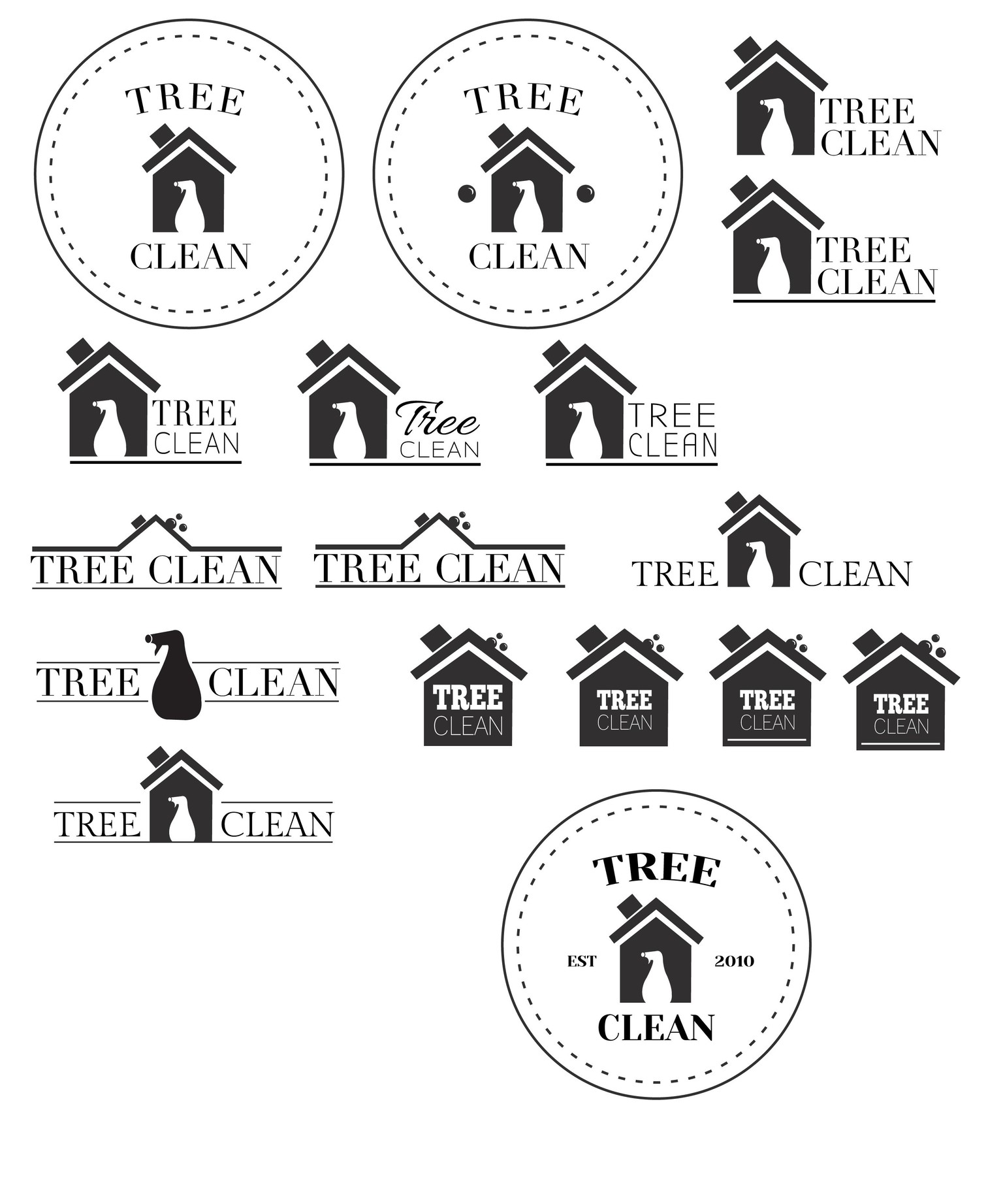 Tree Clean Logo Project  - image 17 - student project