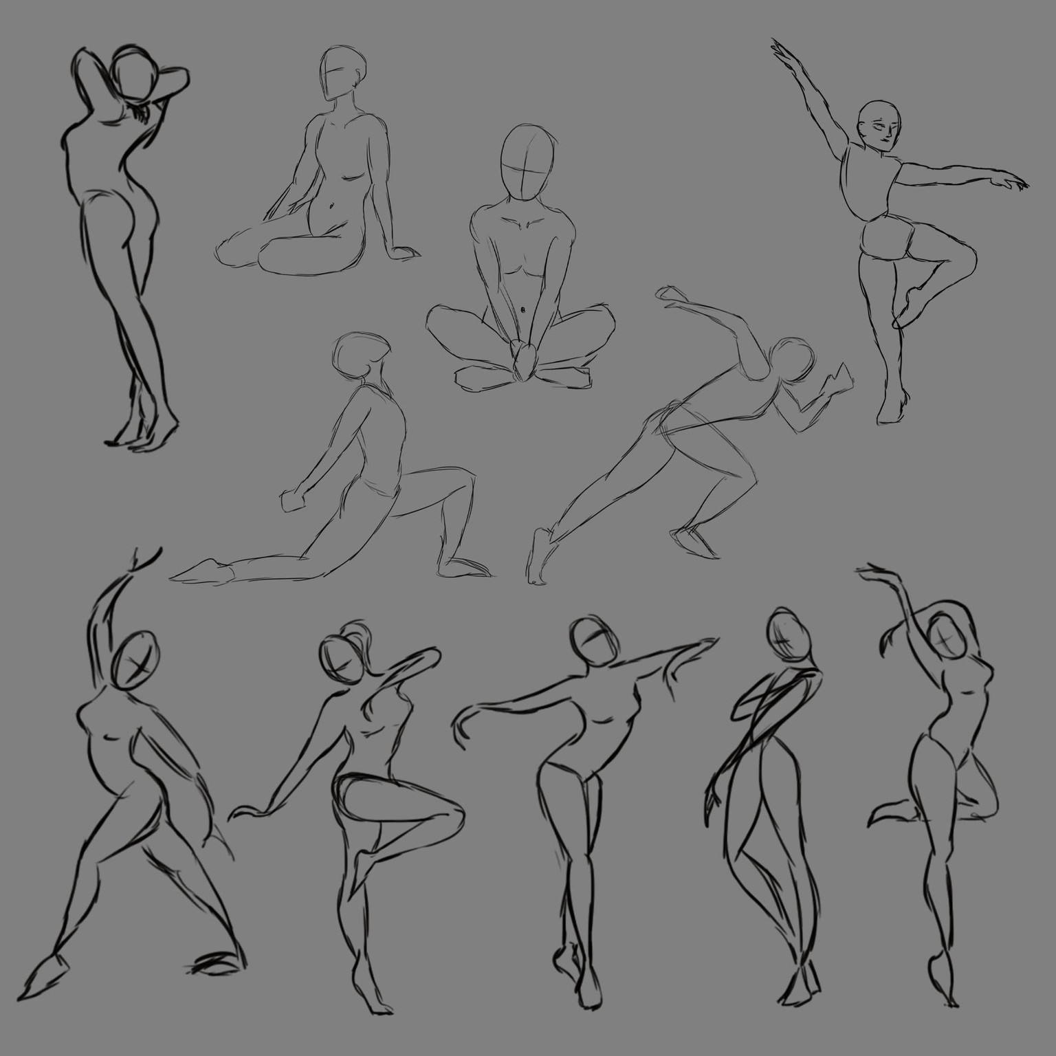 Gesture sketchbook - image 1 - student project