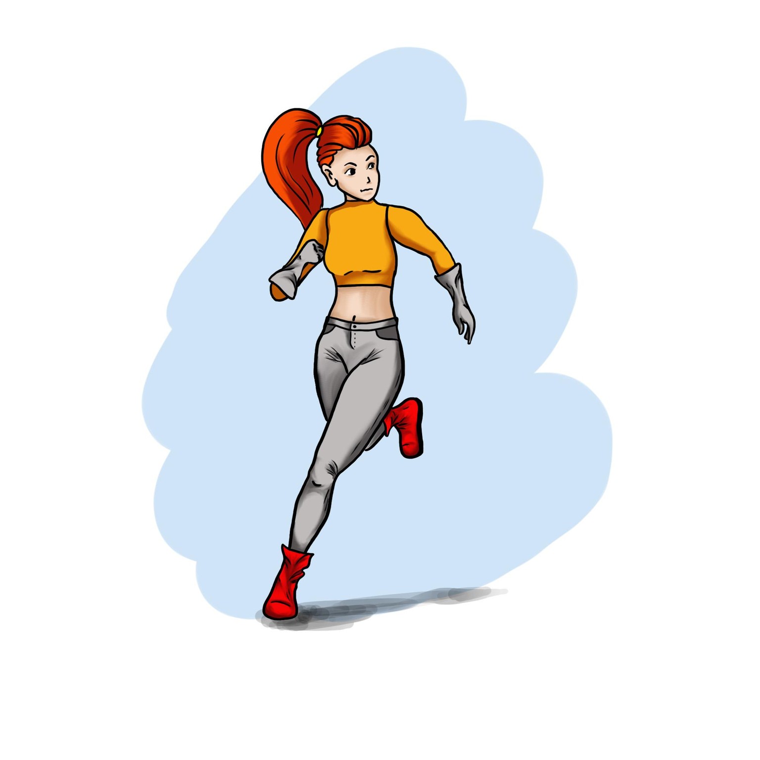Woman running - image 1 - student project