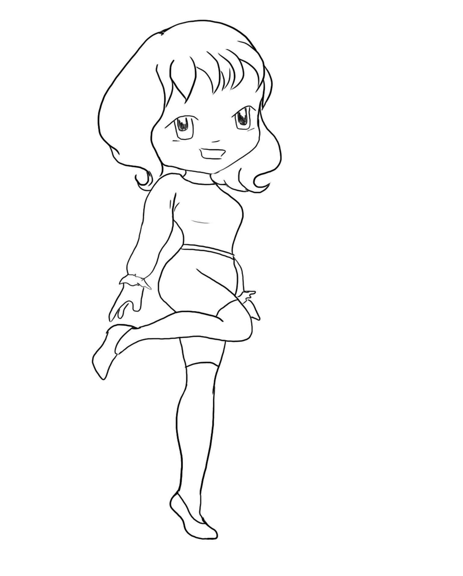 Chibi character - pose - image 1 - student project