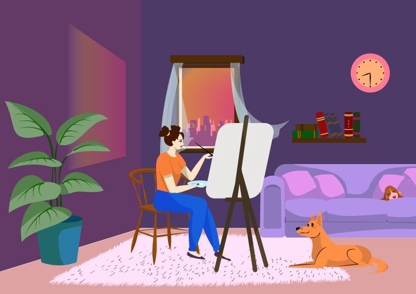 Paintr's room - image 1 - student project