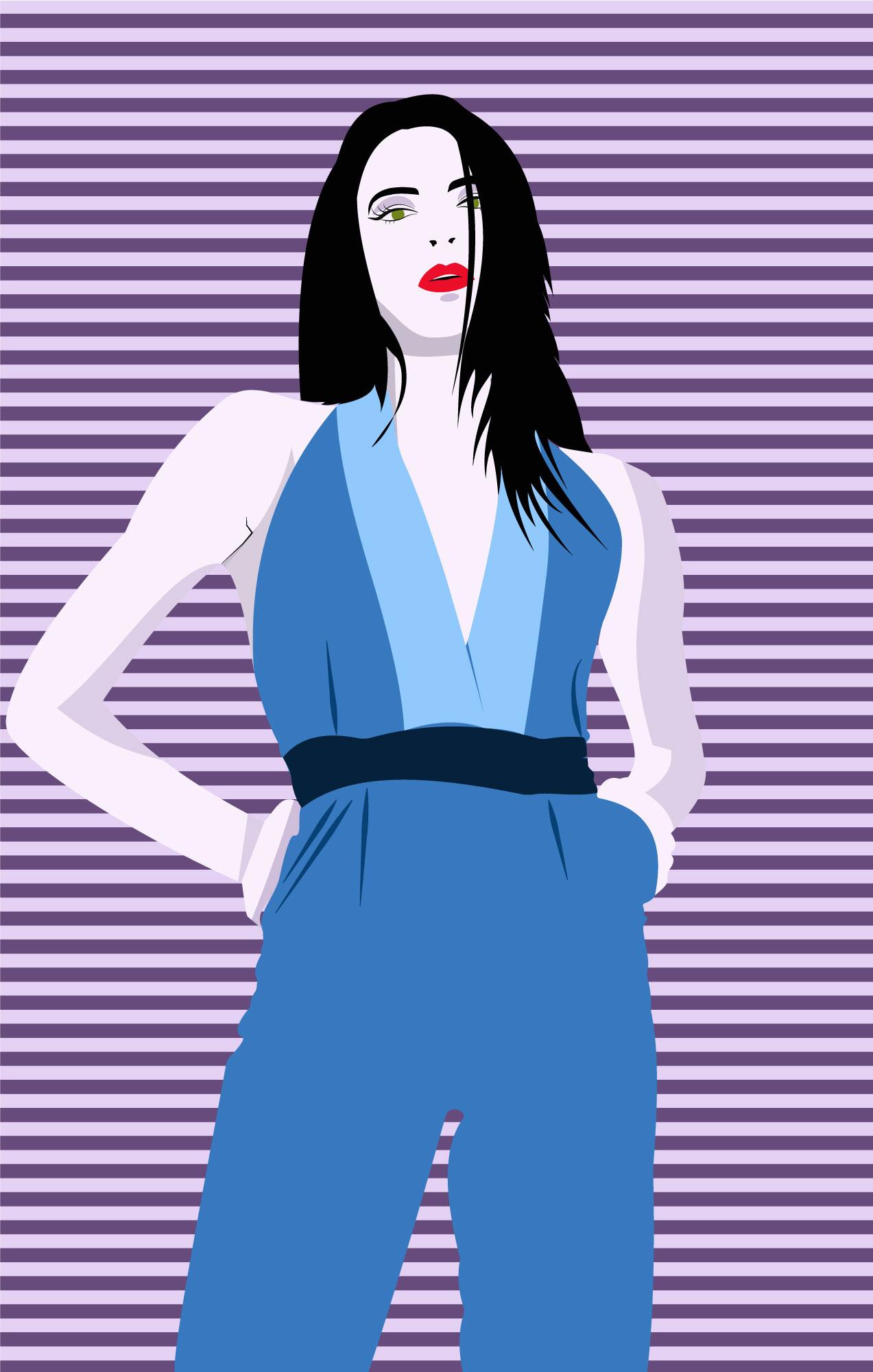 PopArt portrait of a woman - image 2 - student project