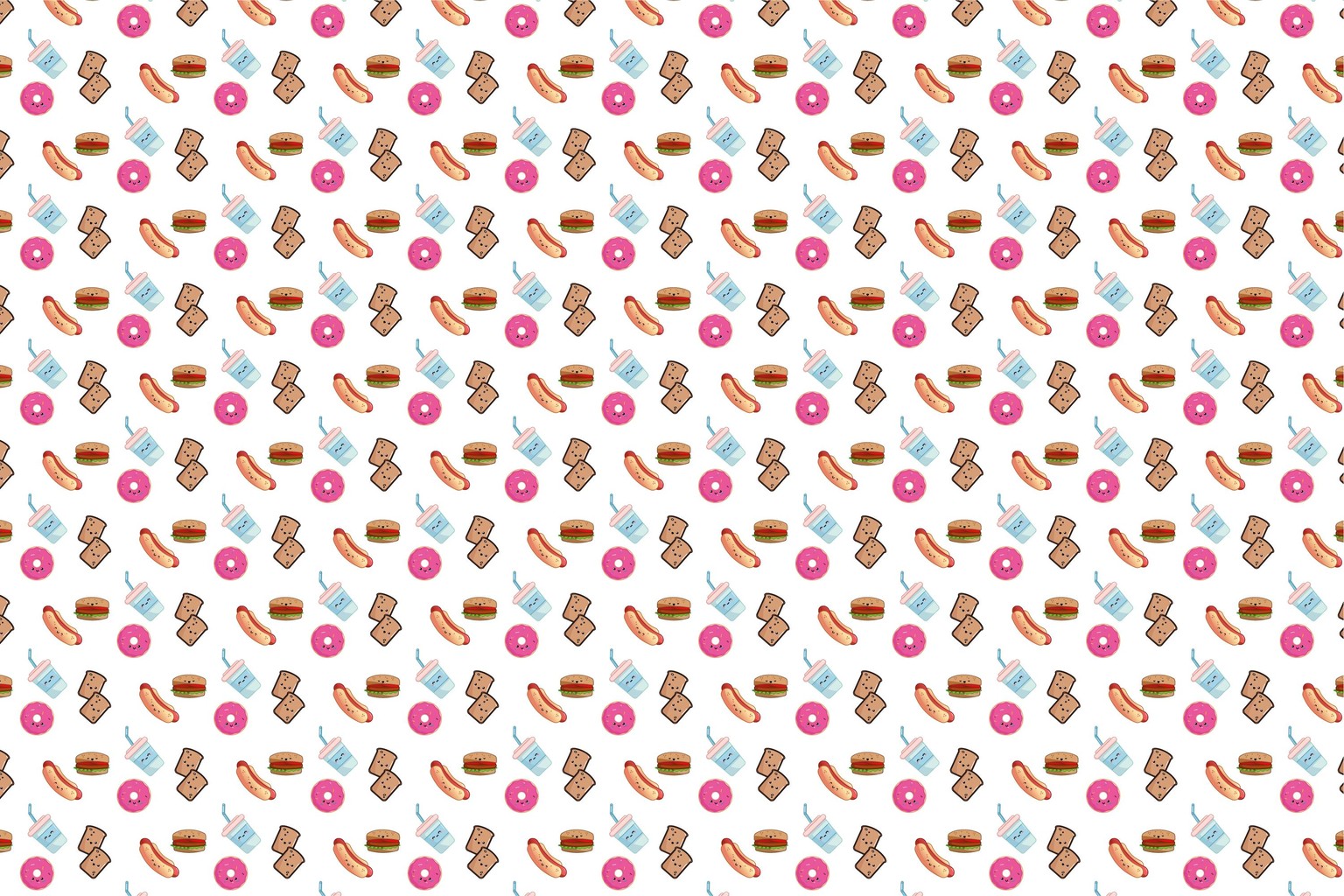 Kawaii food illustration - image 1 - student project