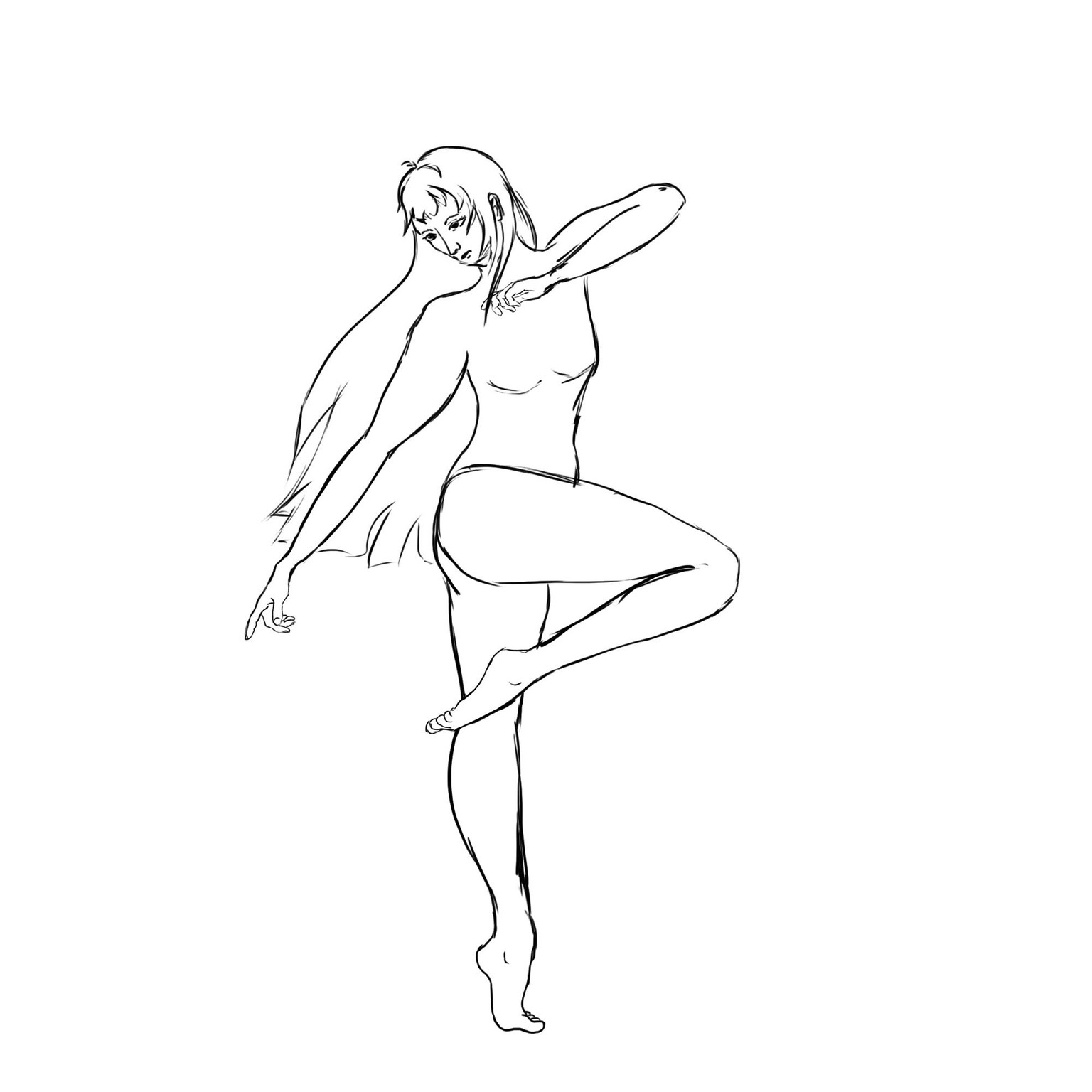Dynamic character sketch - image 2 - student project