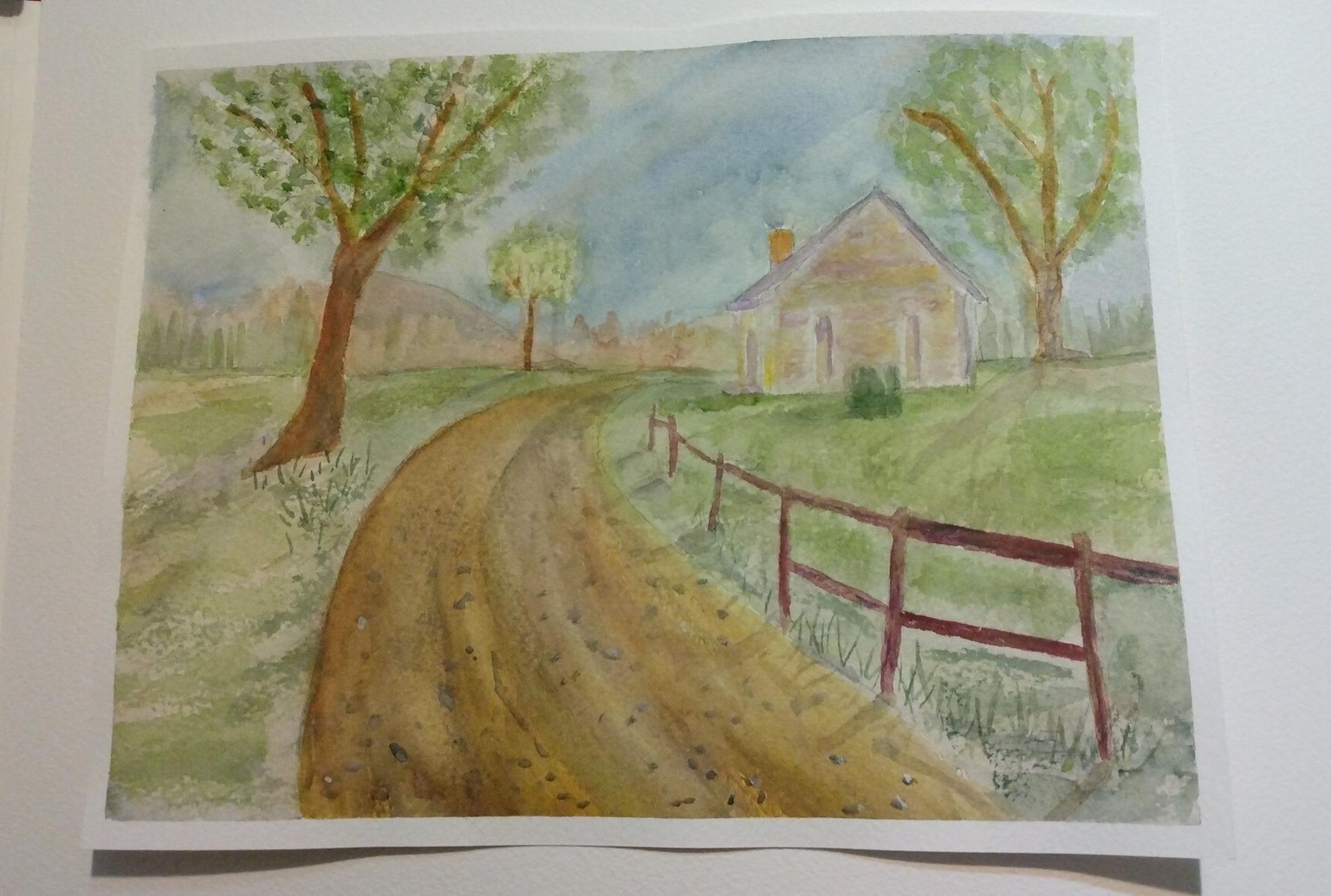 Country Road & Abstract - image 1 - student project