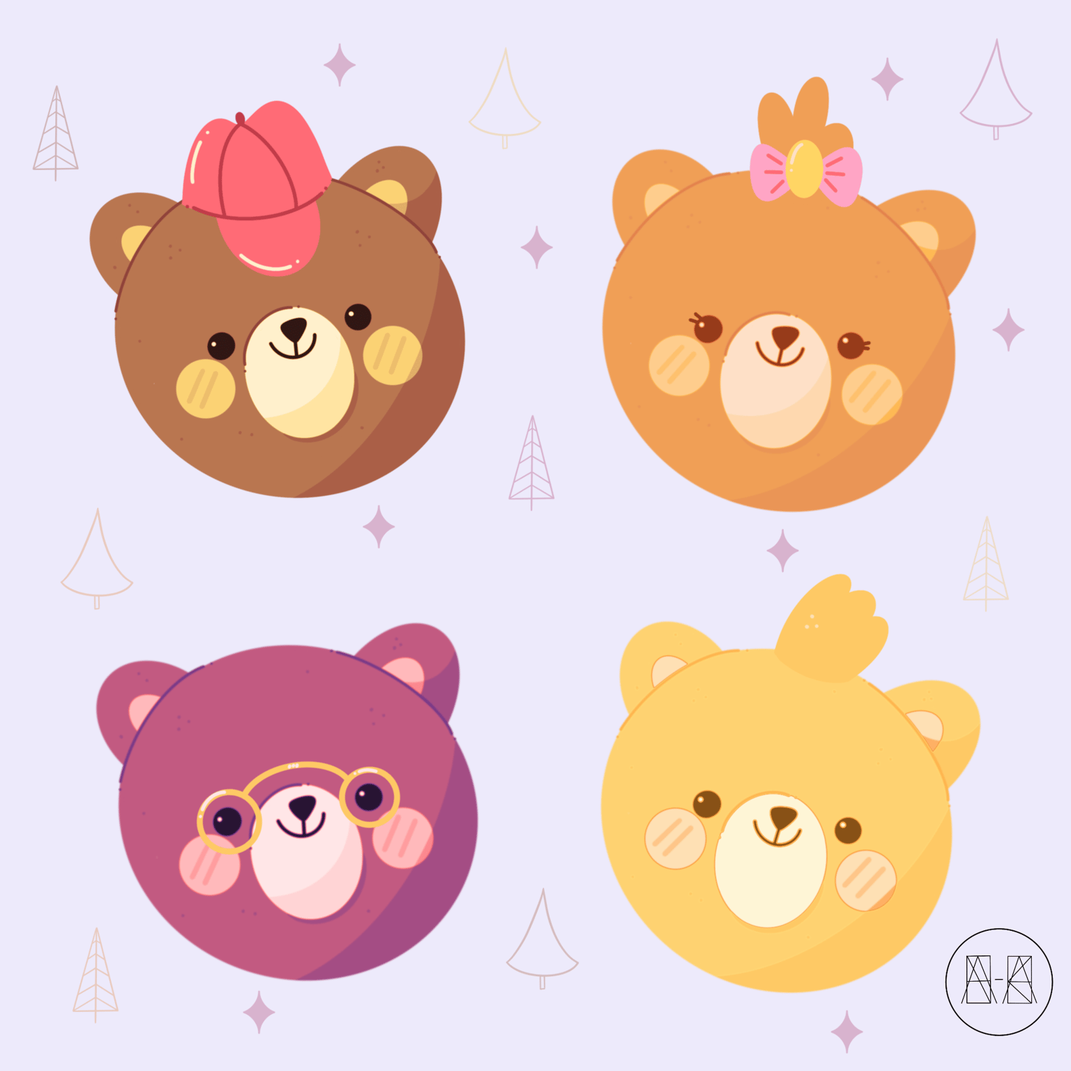 Cute bears - image 1 - student project