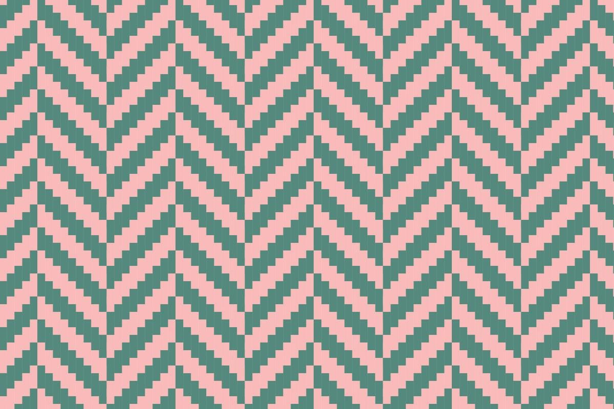 Herringbone weave pattern in Procreate - image 1 - student project