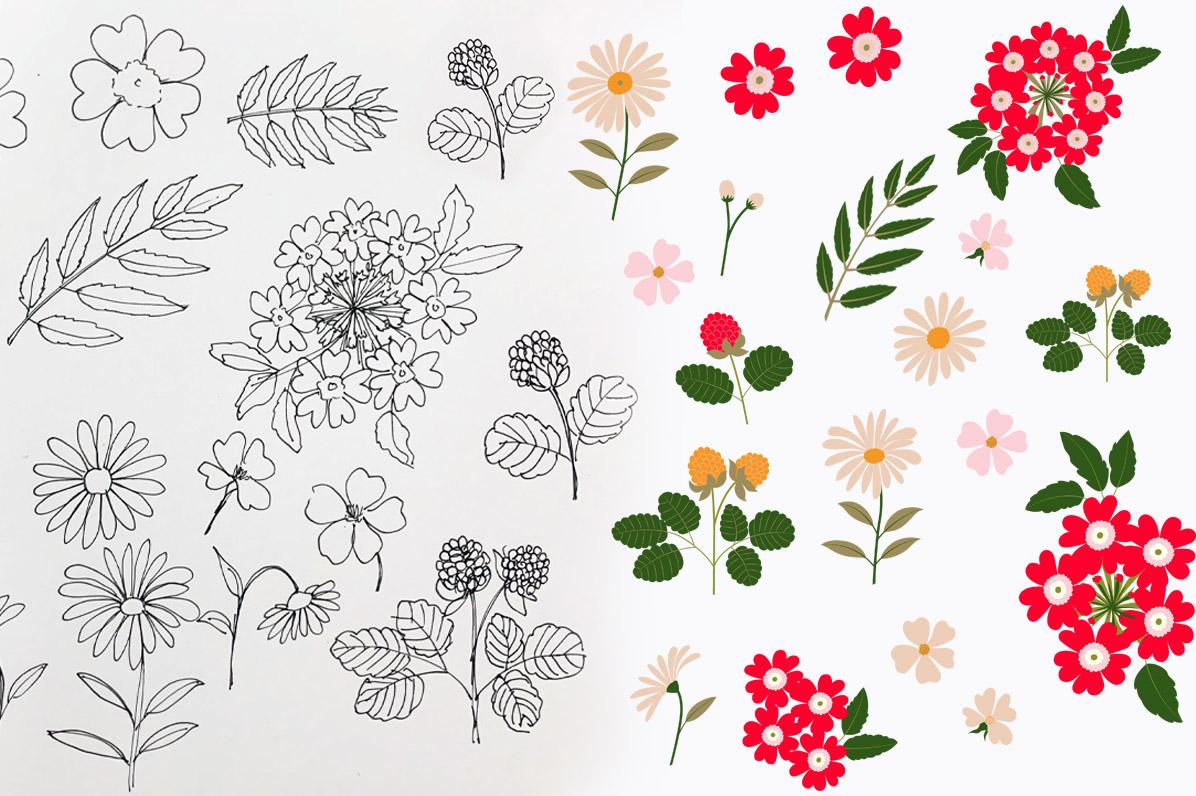 Pattern design process - image 2 - student project