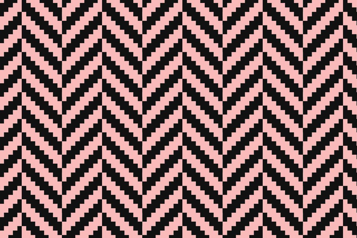Herringbone weave pattern in Procreate - image 1 - student project