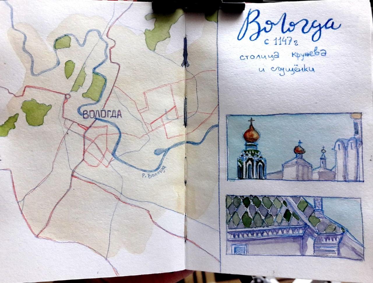 North Sketches. Trip to Vologda - image 1 - student project