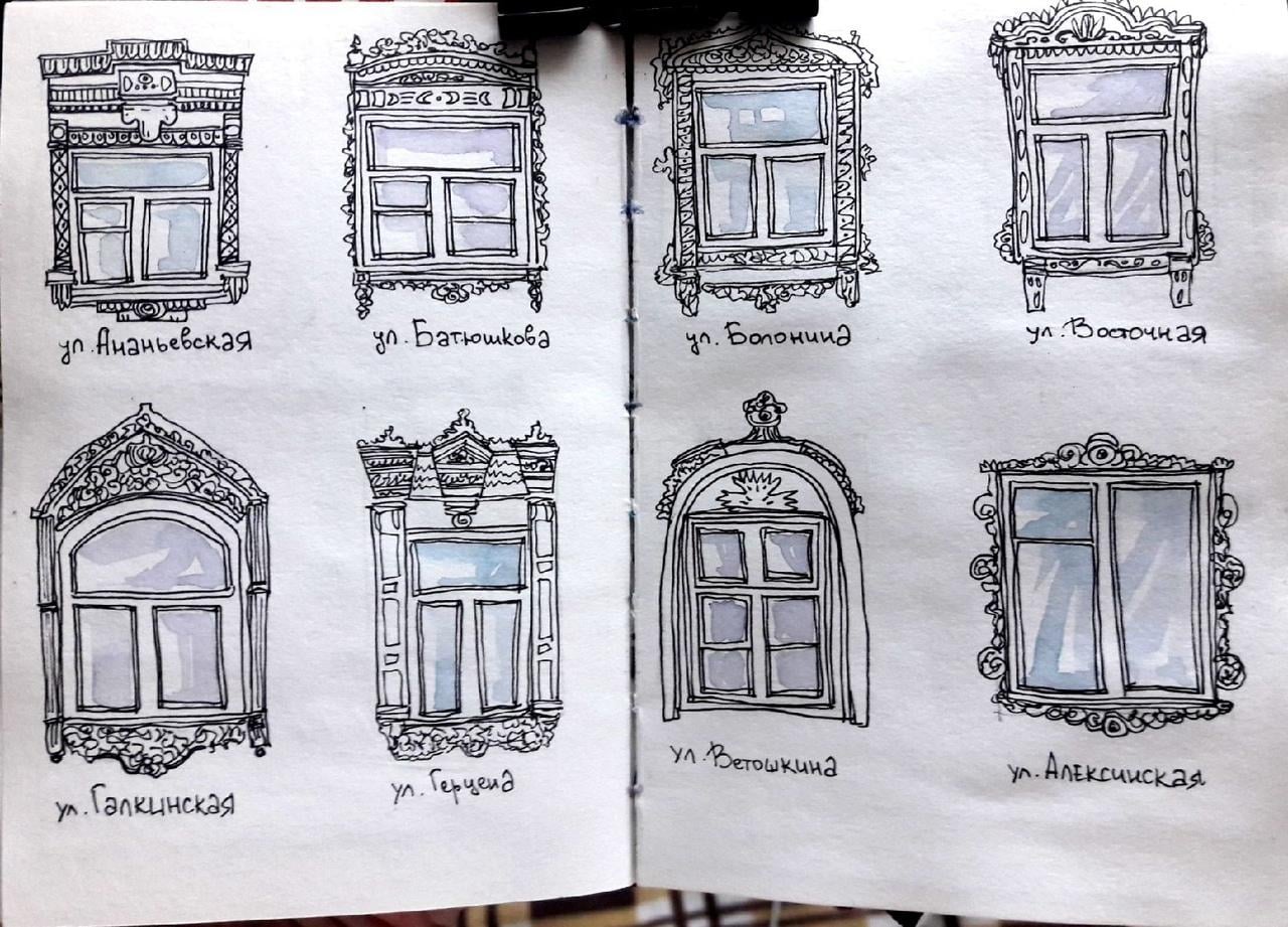 North Sketches. Trip to Vologda - image 2 - student project