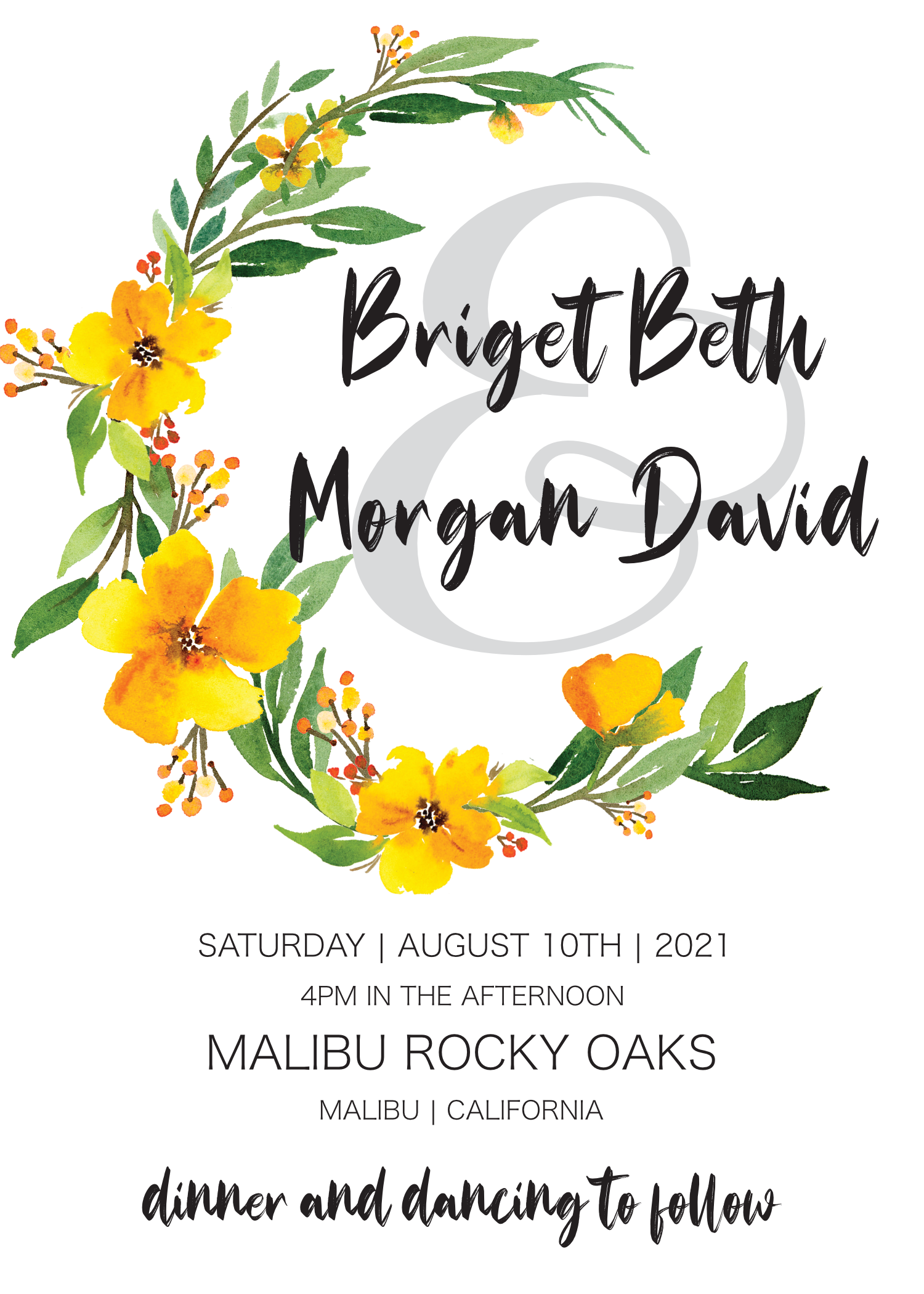 Wreath Invitation - image 1 - student project