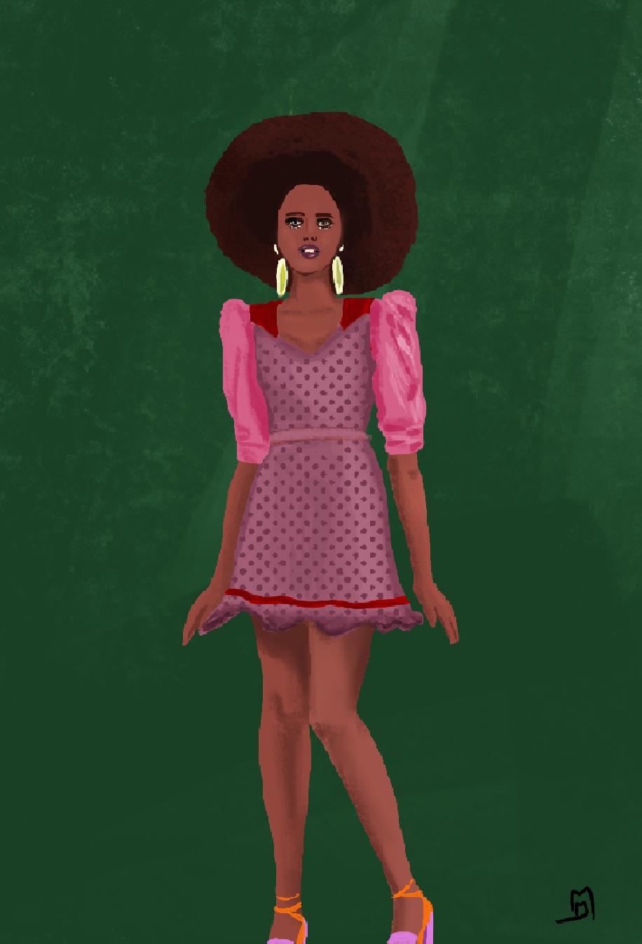 Fashion illustration - image 1 - student project