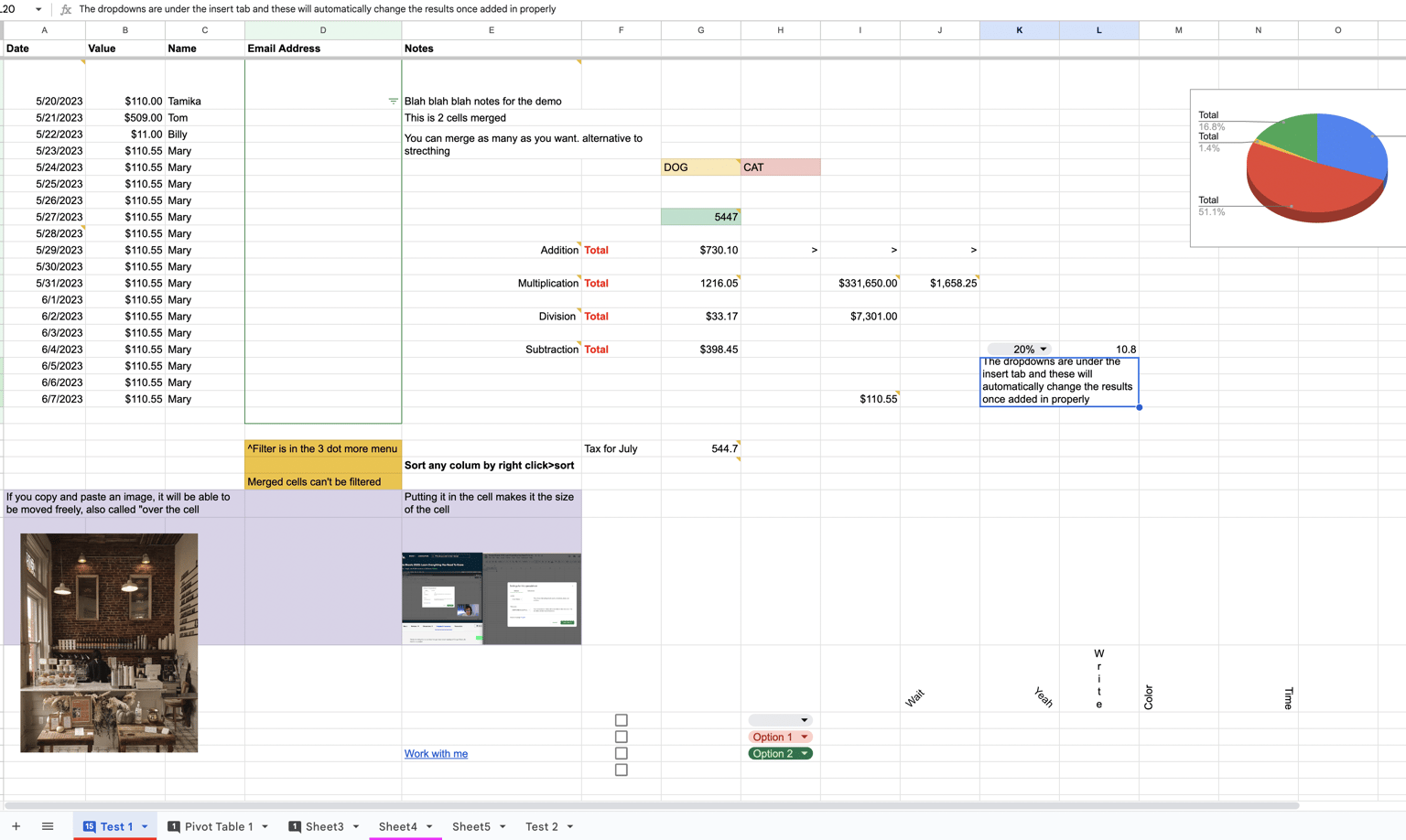 Time Sheet for the Year - image 1 - student project