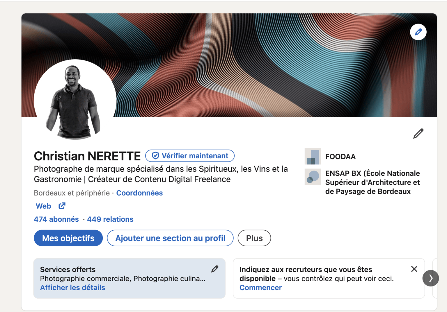 My LinkedIn Profile - image 1 - student project