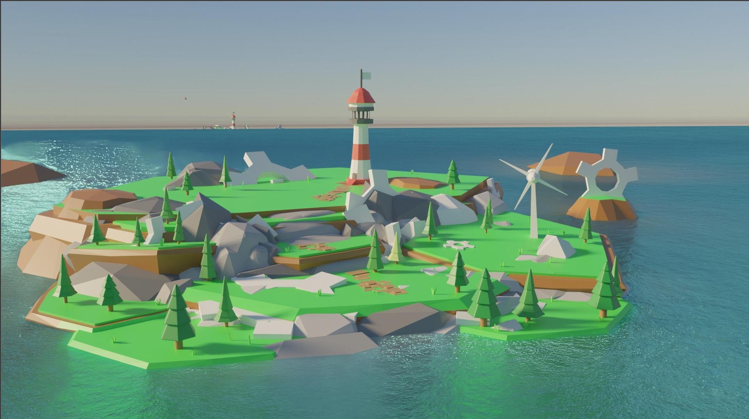 Blender Island project - image 1 - student project