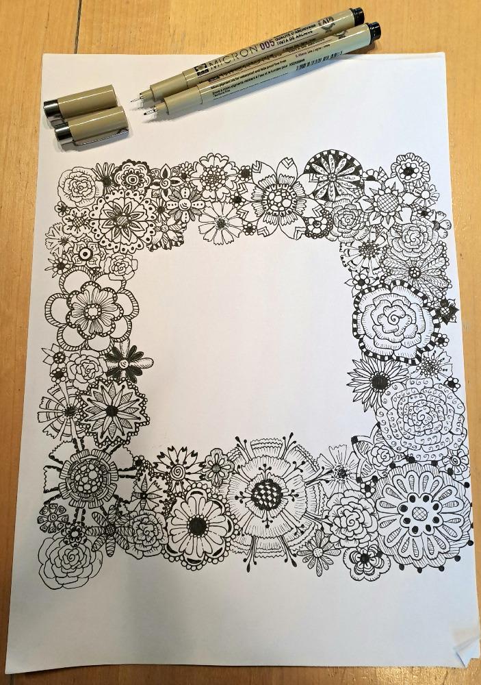 Frame - flowers - image 1 - student project
